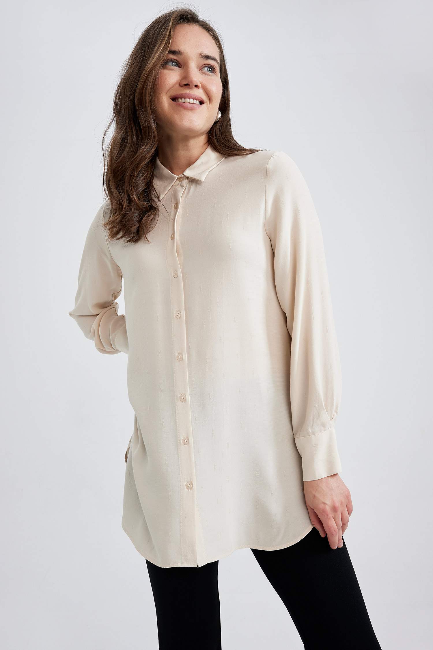 Regular Fit Moroccan Long Sleeve Tunic