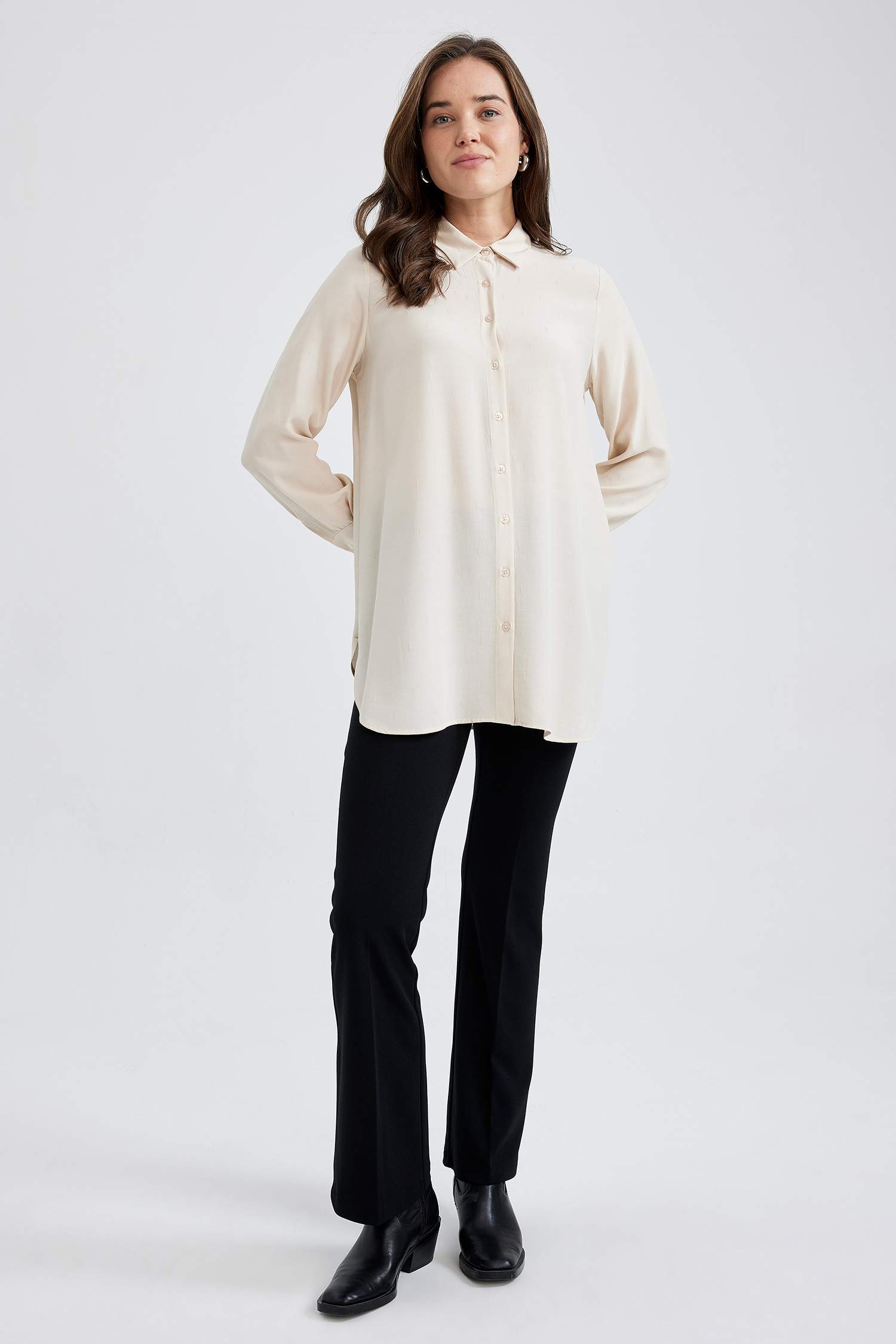 Regular Fit Moroccan Long Sleeve Tunic