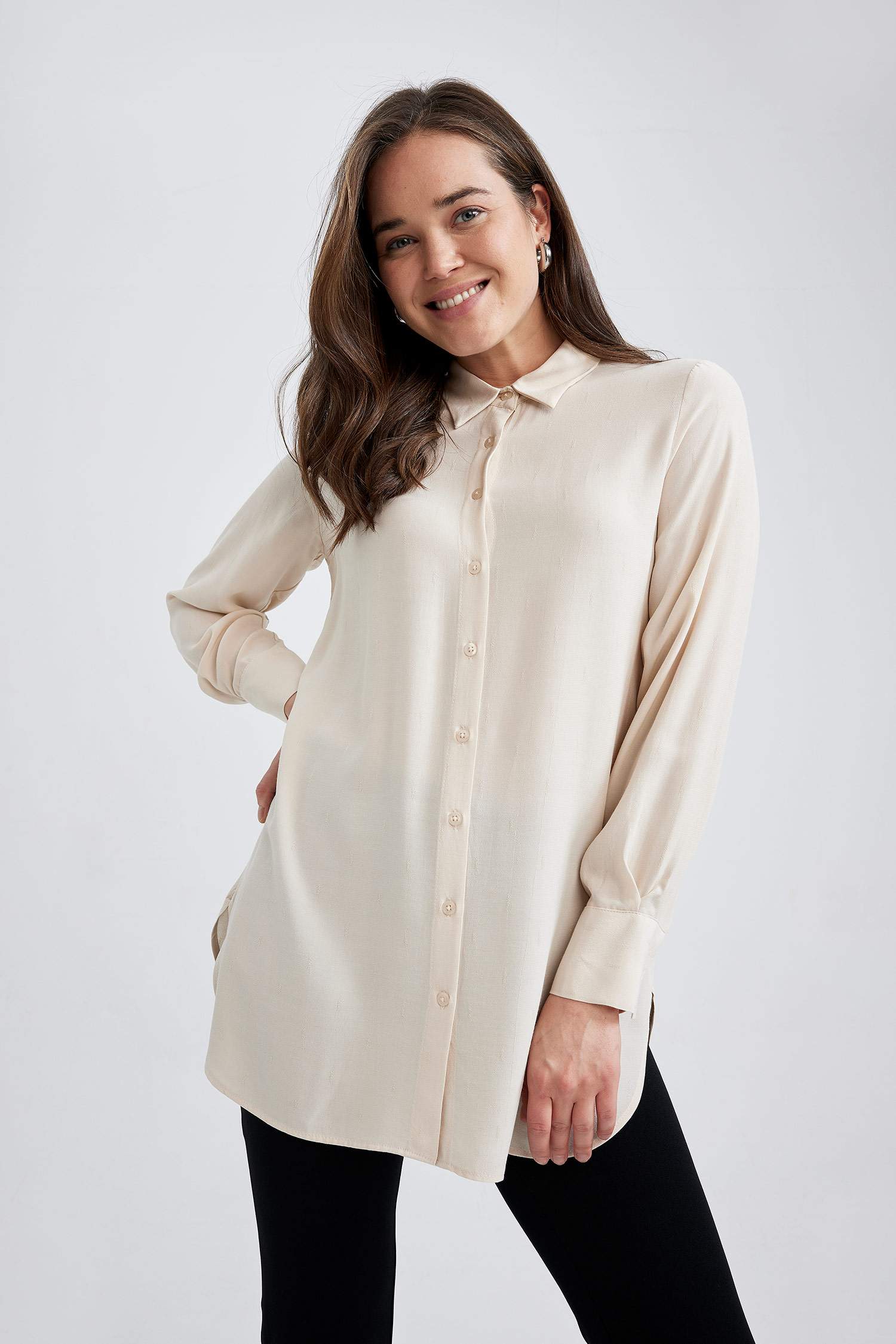 Regular Fit Moroccan Long Sleeve Tunic