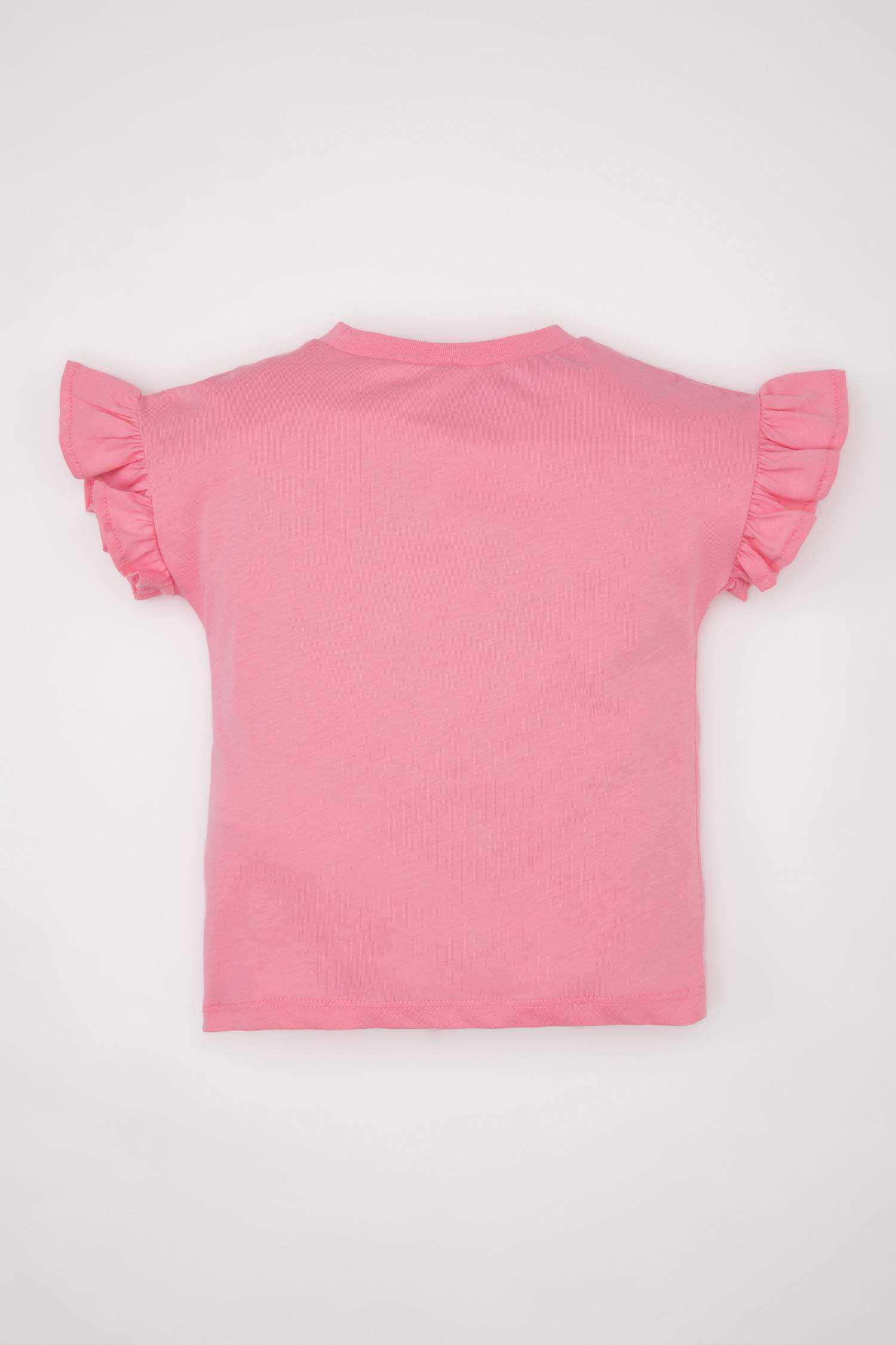 Baby Girl Crew Neck Printed Short Sleeve T-Shirt