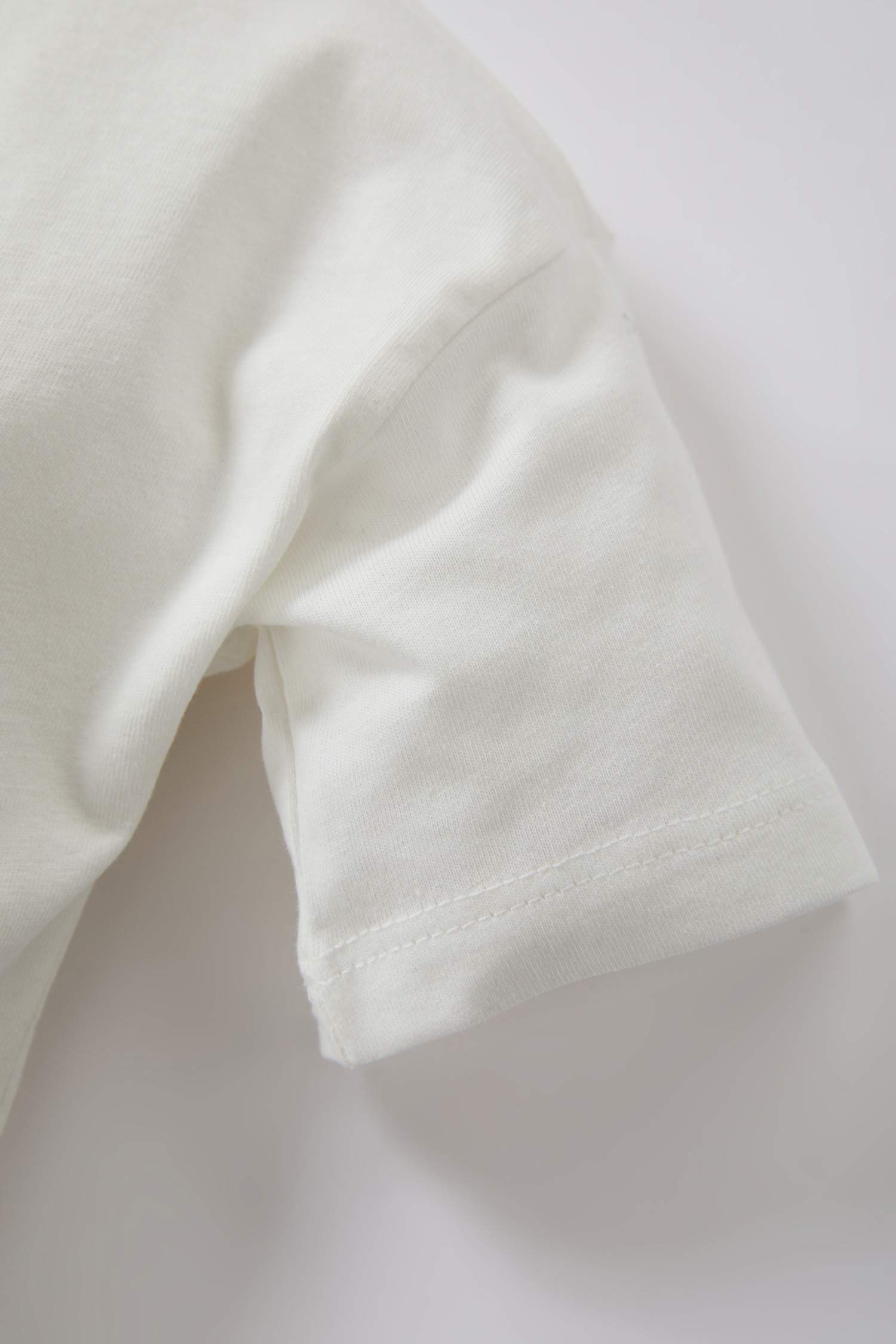 Baby Girl Regular Fit Crew Neck Slogan Printed Short Sleeved T-Shirt