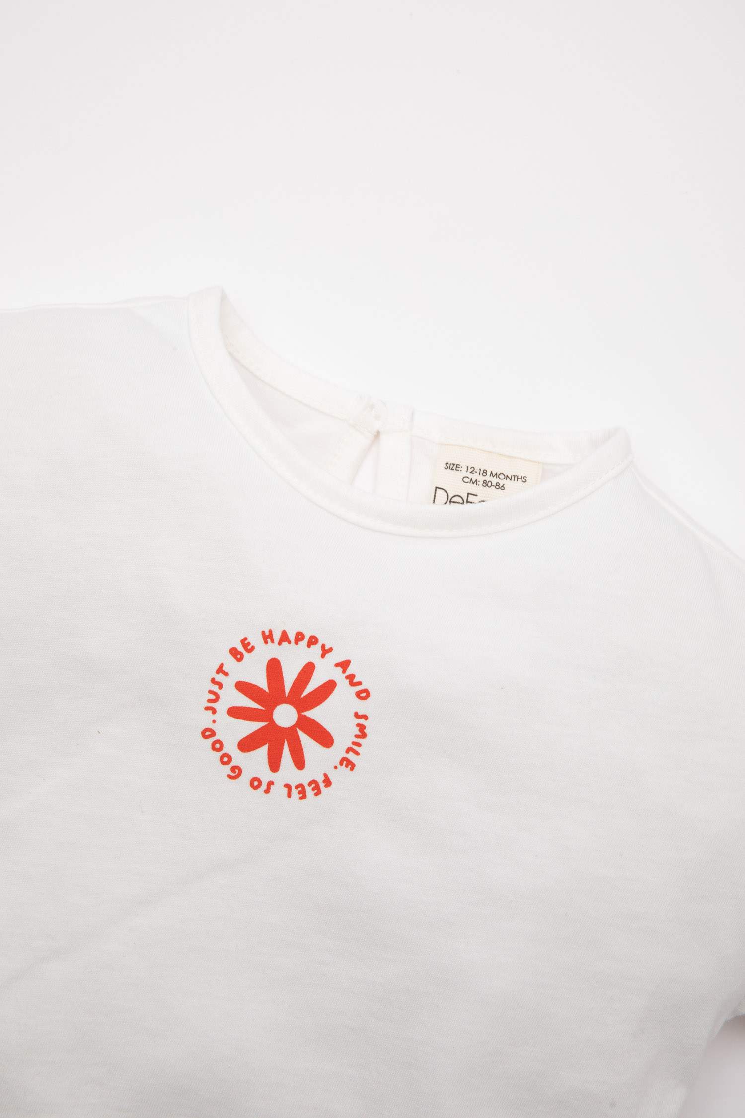 Kız Bebek 2'li Takım Baskılı Kısa Kollu Tişört Şort