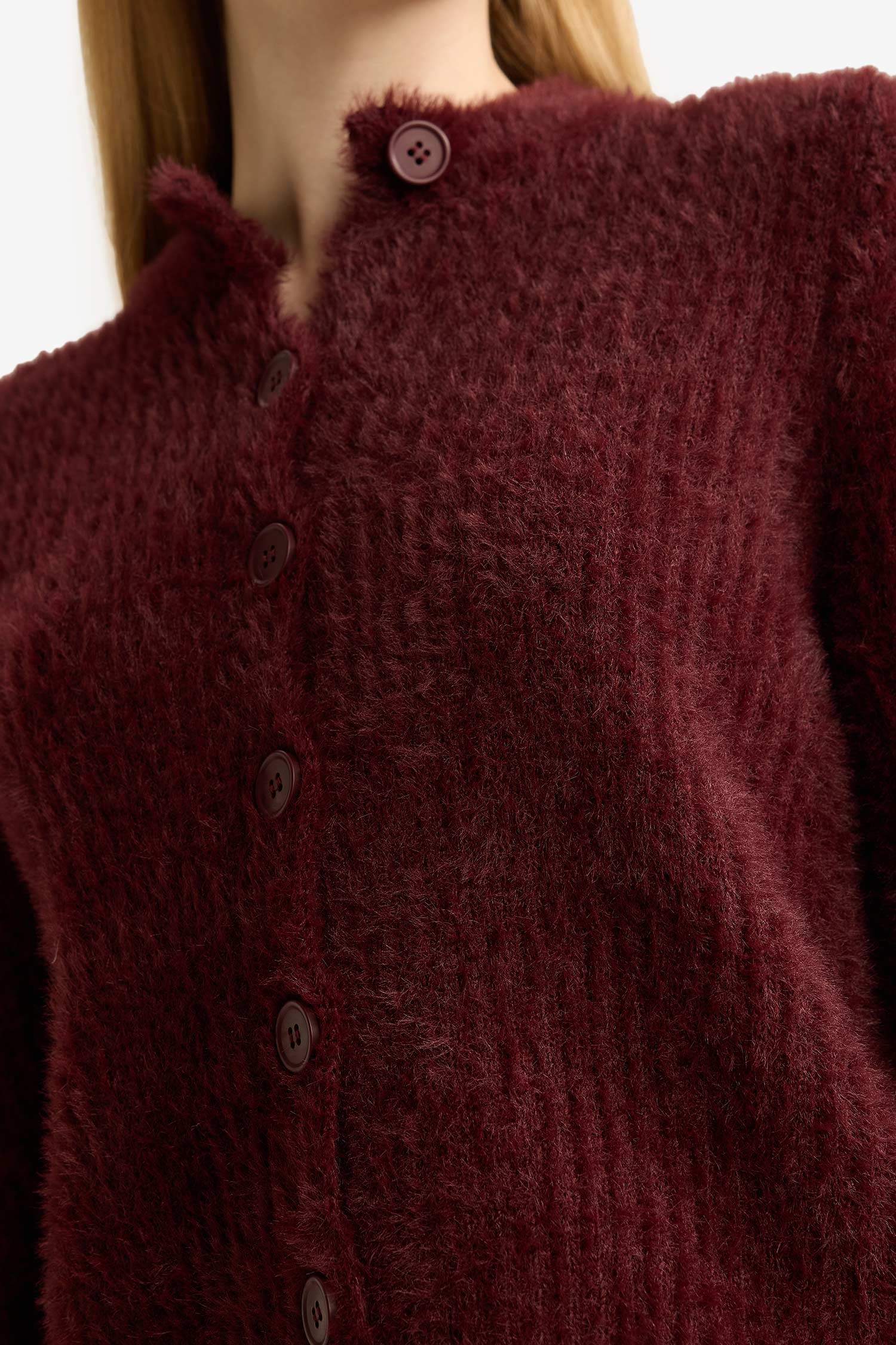 Coool Slim Fit Dar Kesim Bisiklet Yaka Triko Hırka