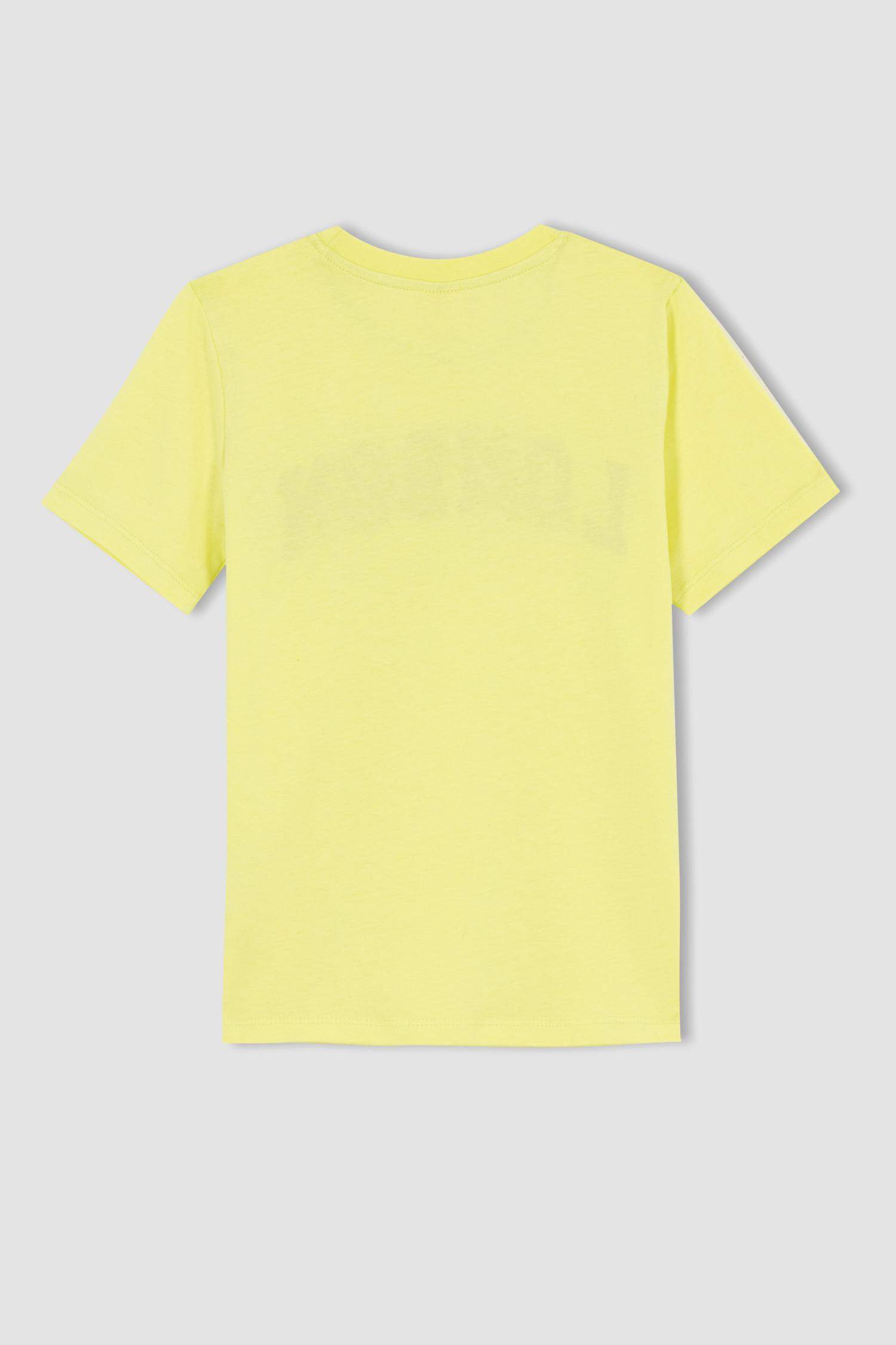 T-Shirt Imprimé à Manches Courtes Col Rond pour Garçon