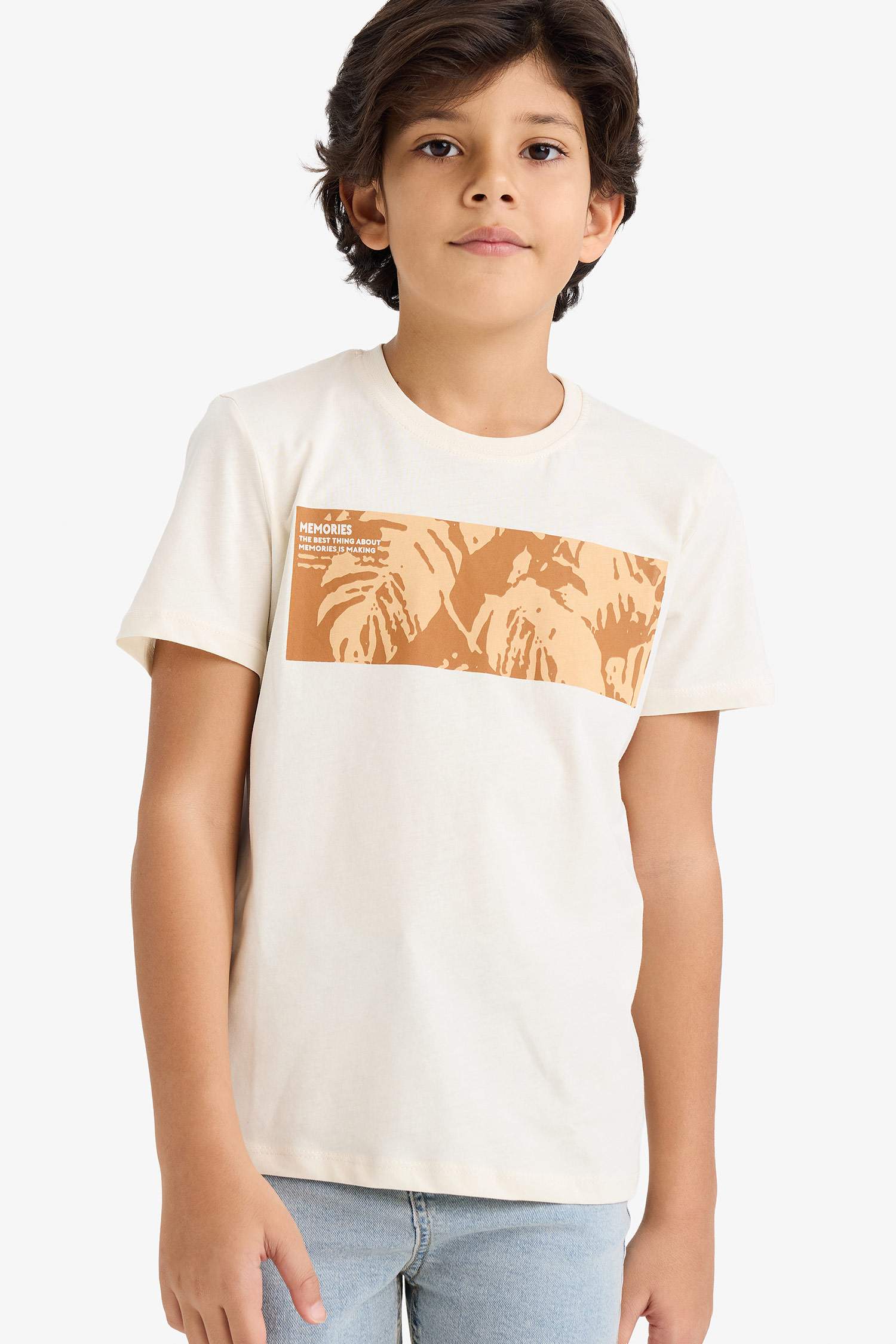 Regular Fit Floral Short Sleeve T-Shirt