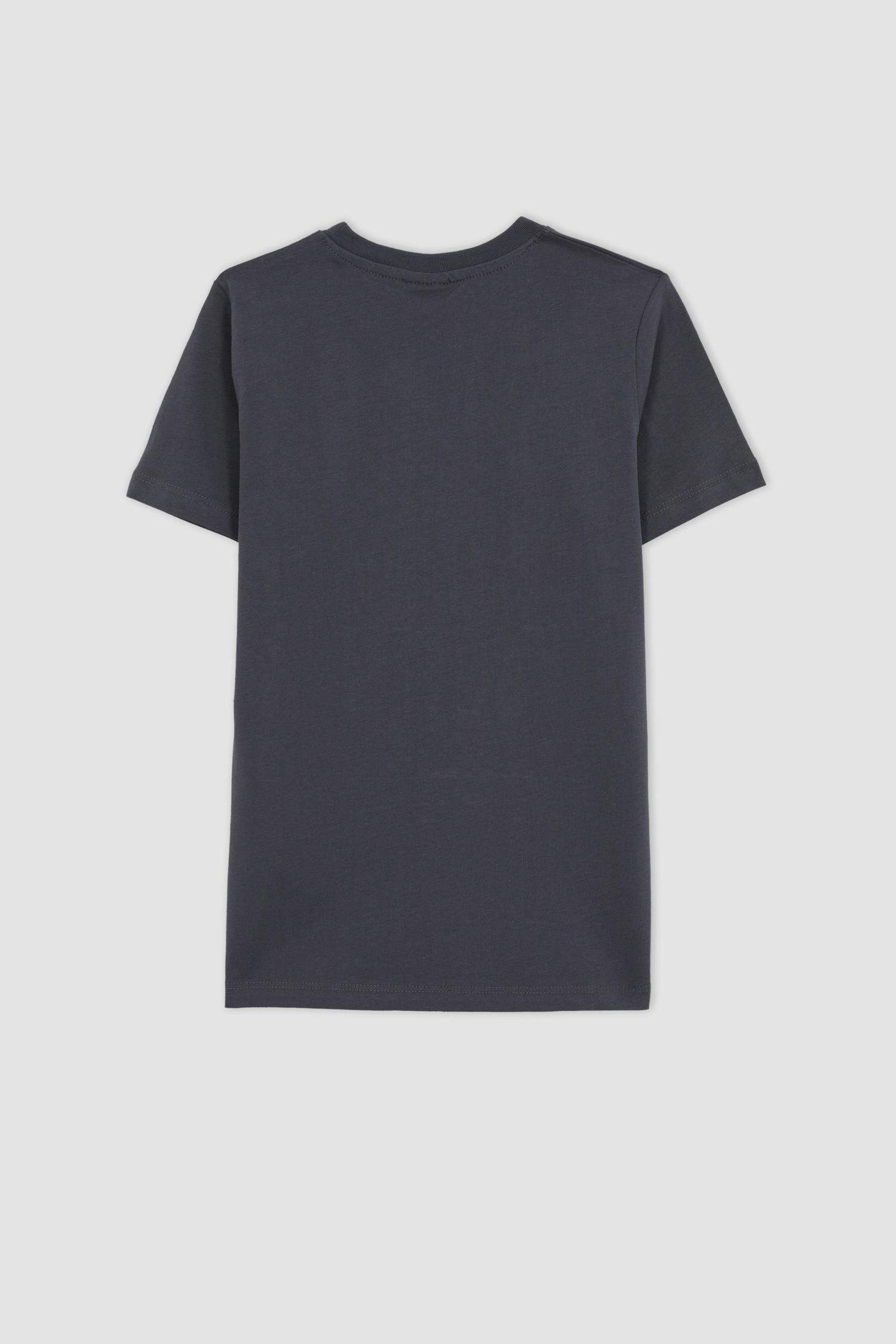 T-Shirt Imprimé à Manches Courtes Col Rond pour Garçon