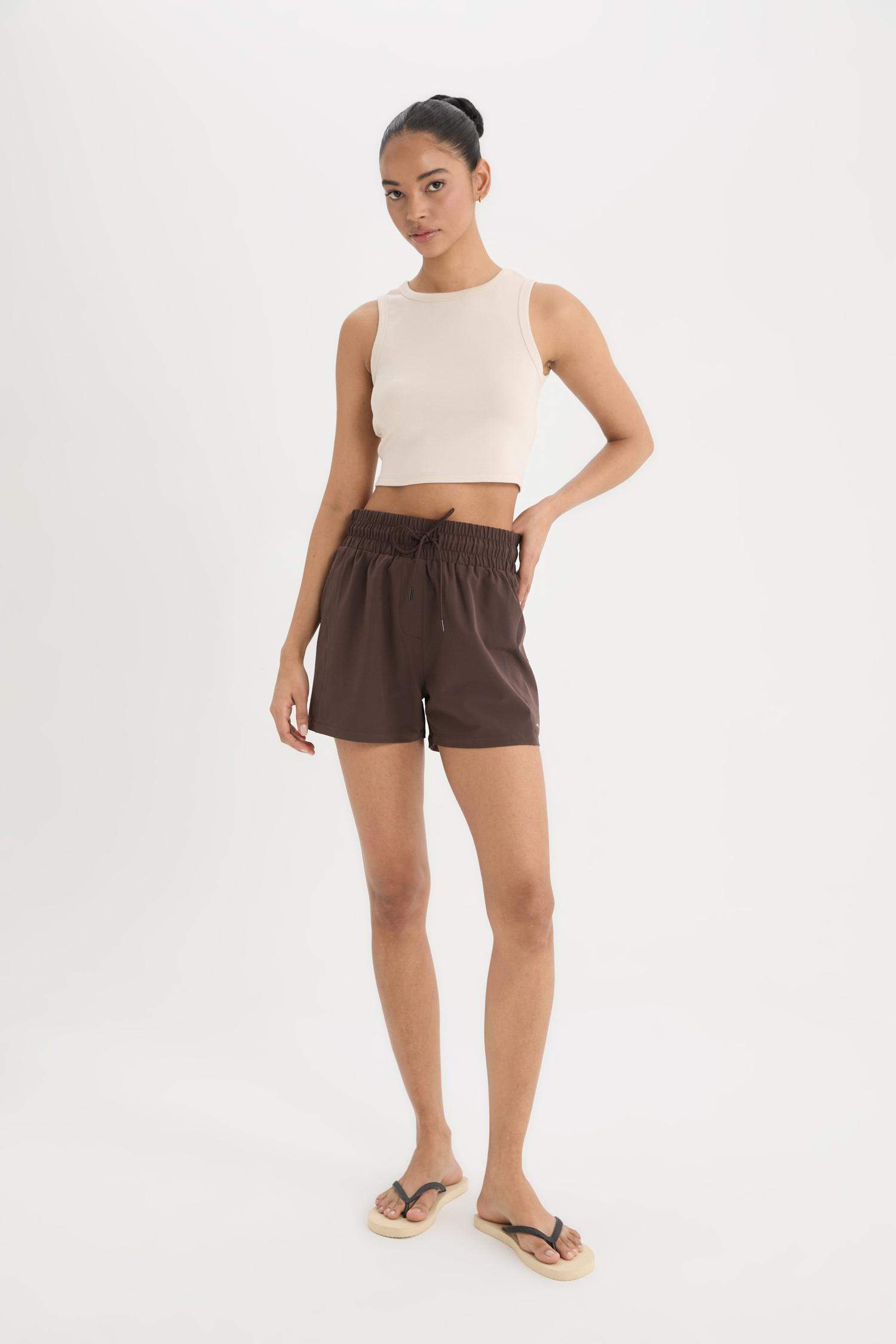 Short de bain à taille élastique Coupe standard de DeFactoFit