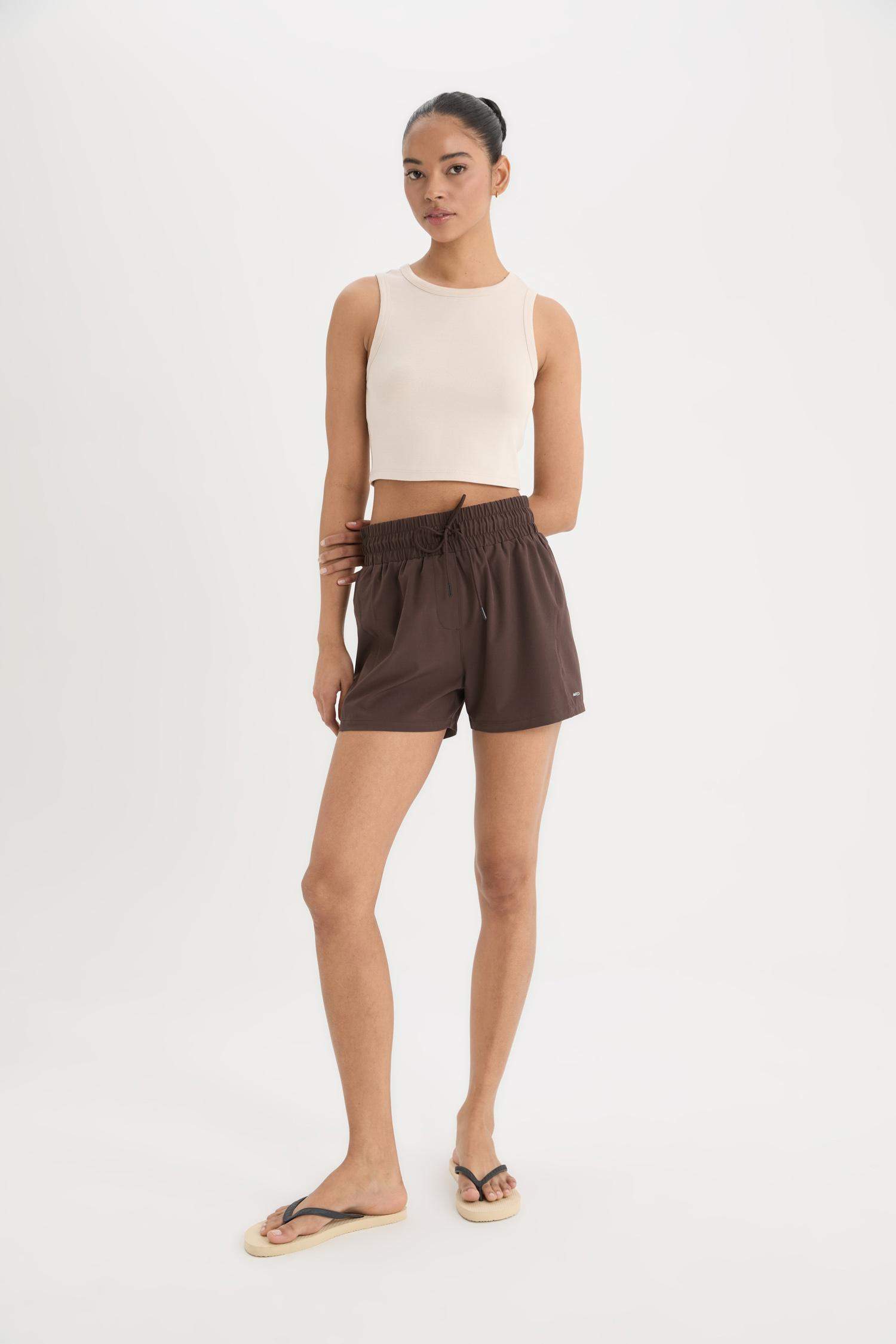 Short de bain à taille élastique Coupe standard de DeFactoFit