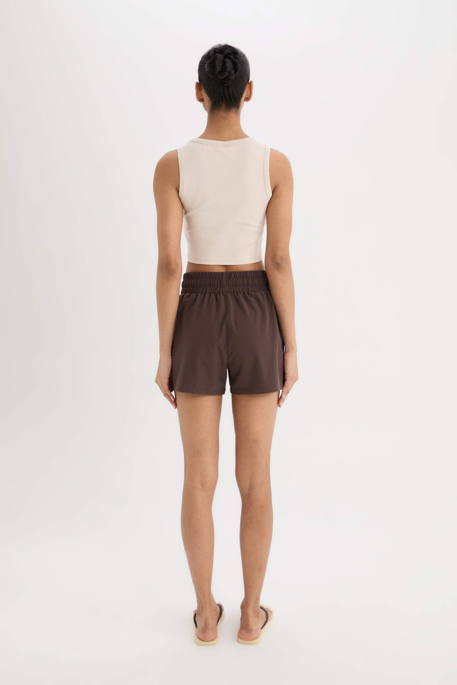 شورت بحر قصير قصة عادية من DeFactoFit