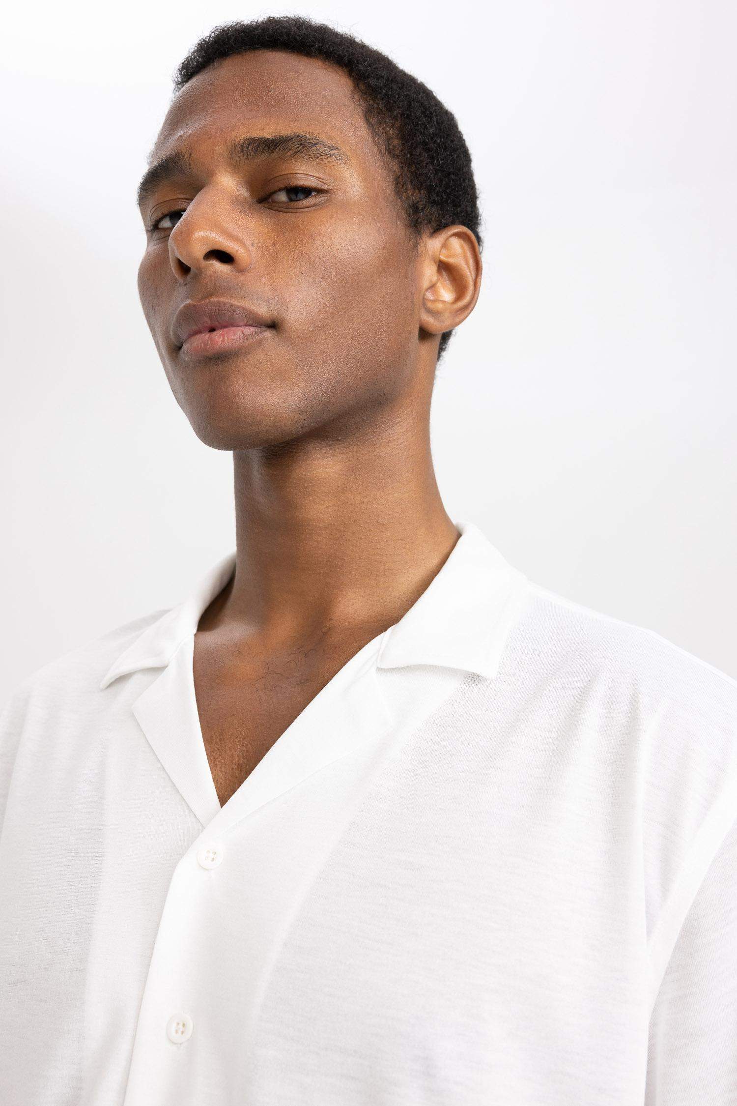 DeFactoFit Oversize Fit Apaş Yaka Sporcu Tişört