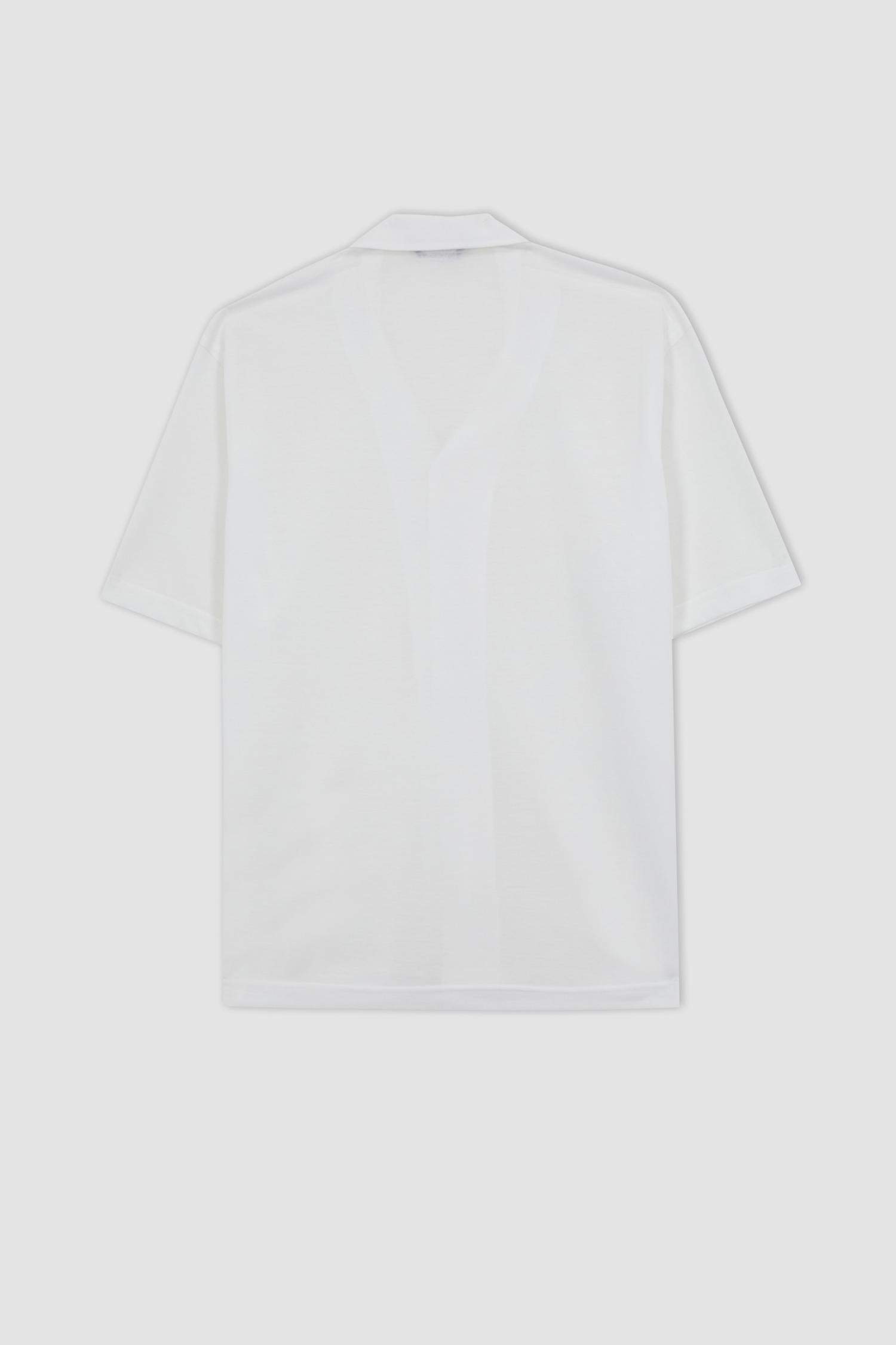 DeFactoFit Oversize Fit Apaş Yaka Sporcu Tişört