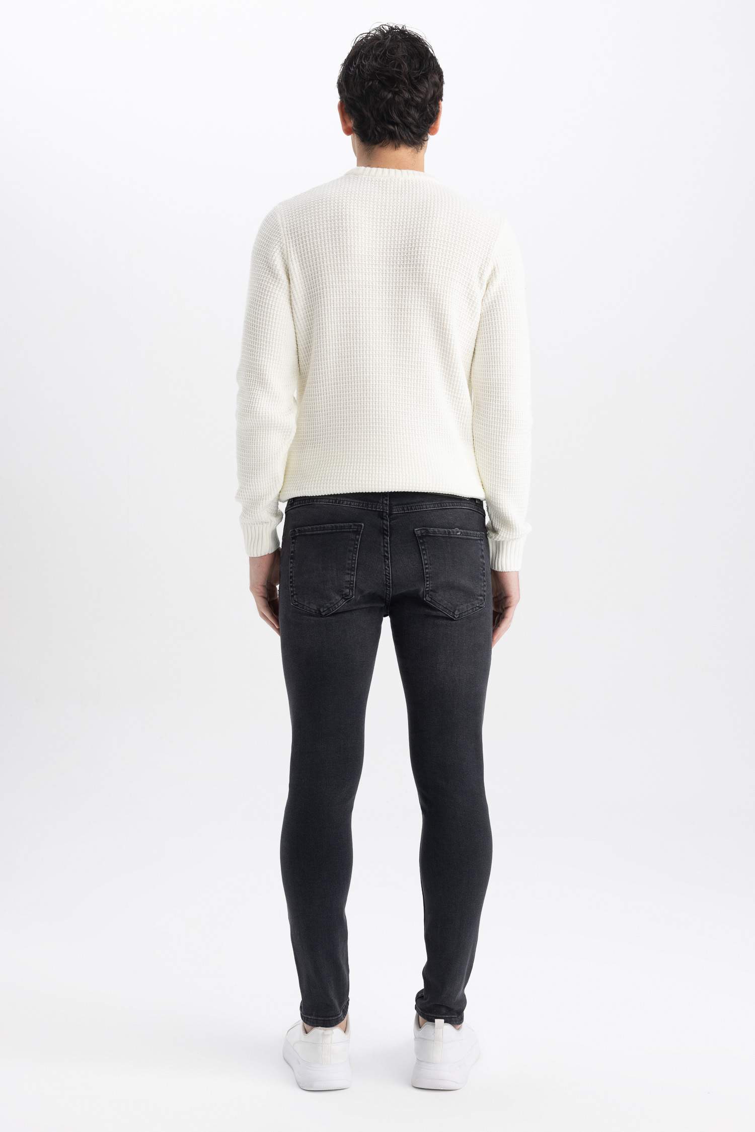 Pantalon Jean Coupe Slim Ourlet étroit