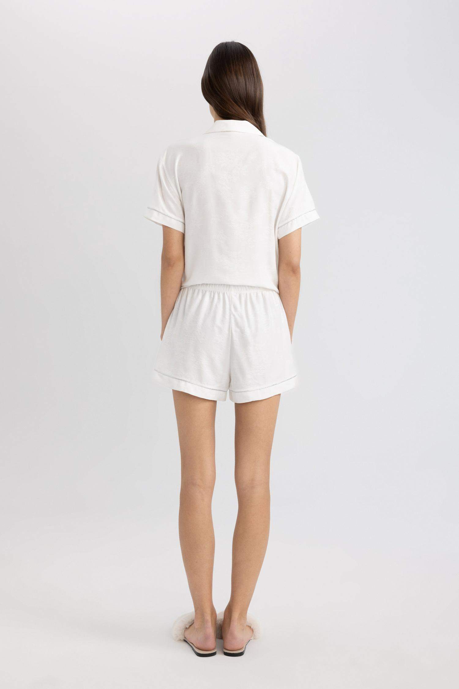 Fall in Love Regular Fit Short Length Satin Bottom