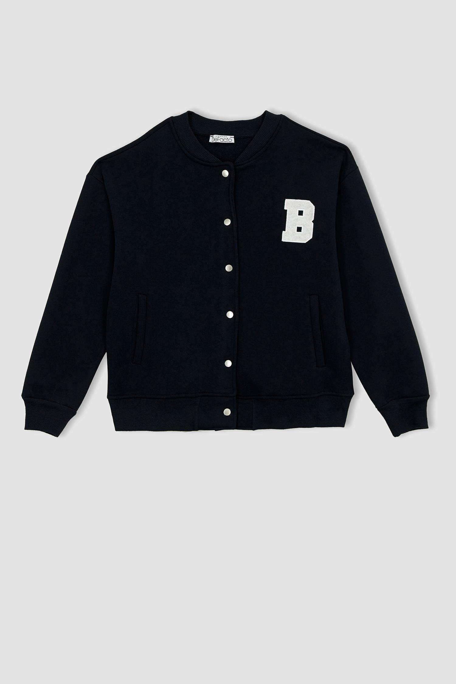 Baskılı Bomber Ceket