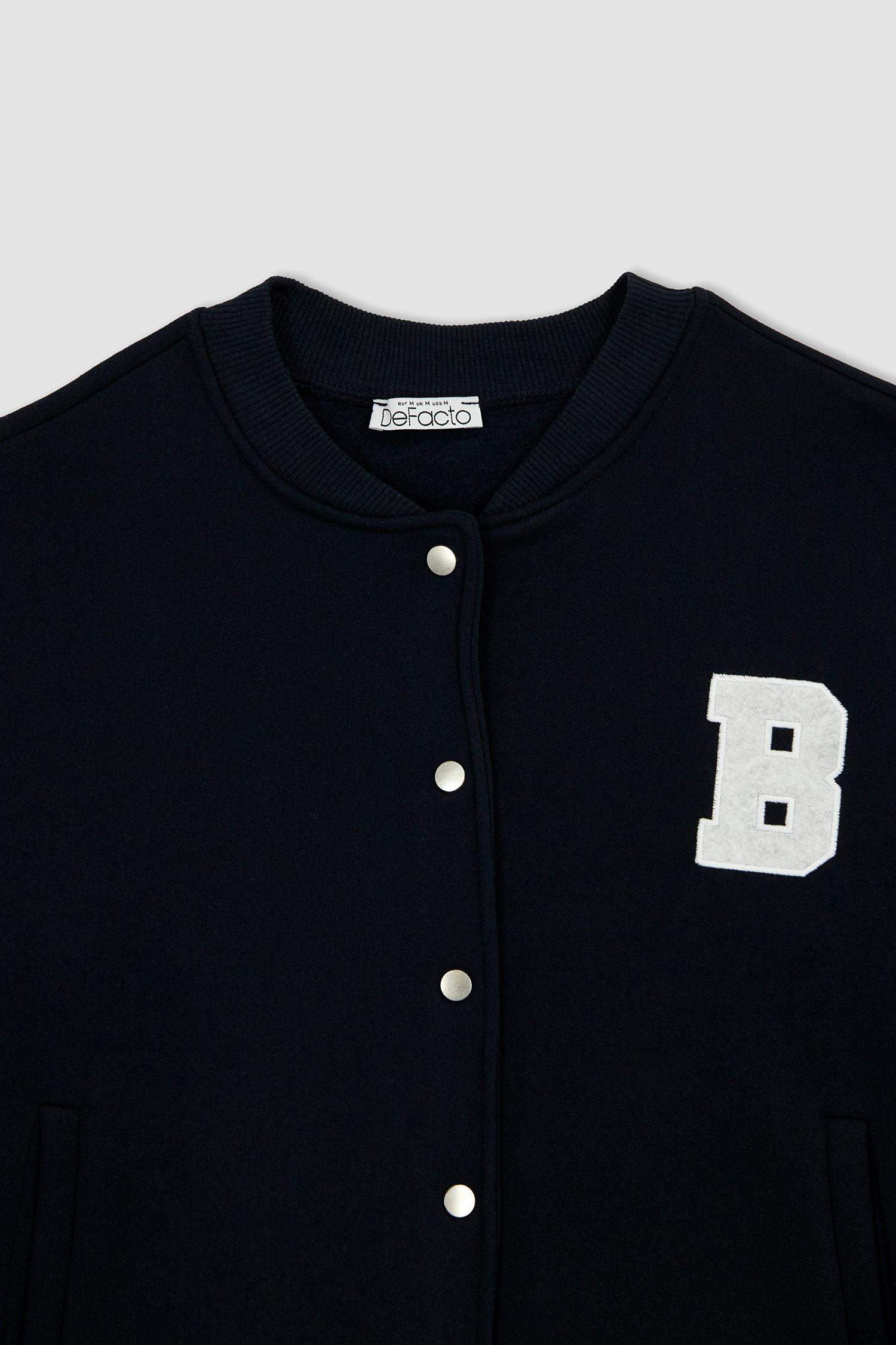 Baskılı Bomber Ceket