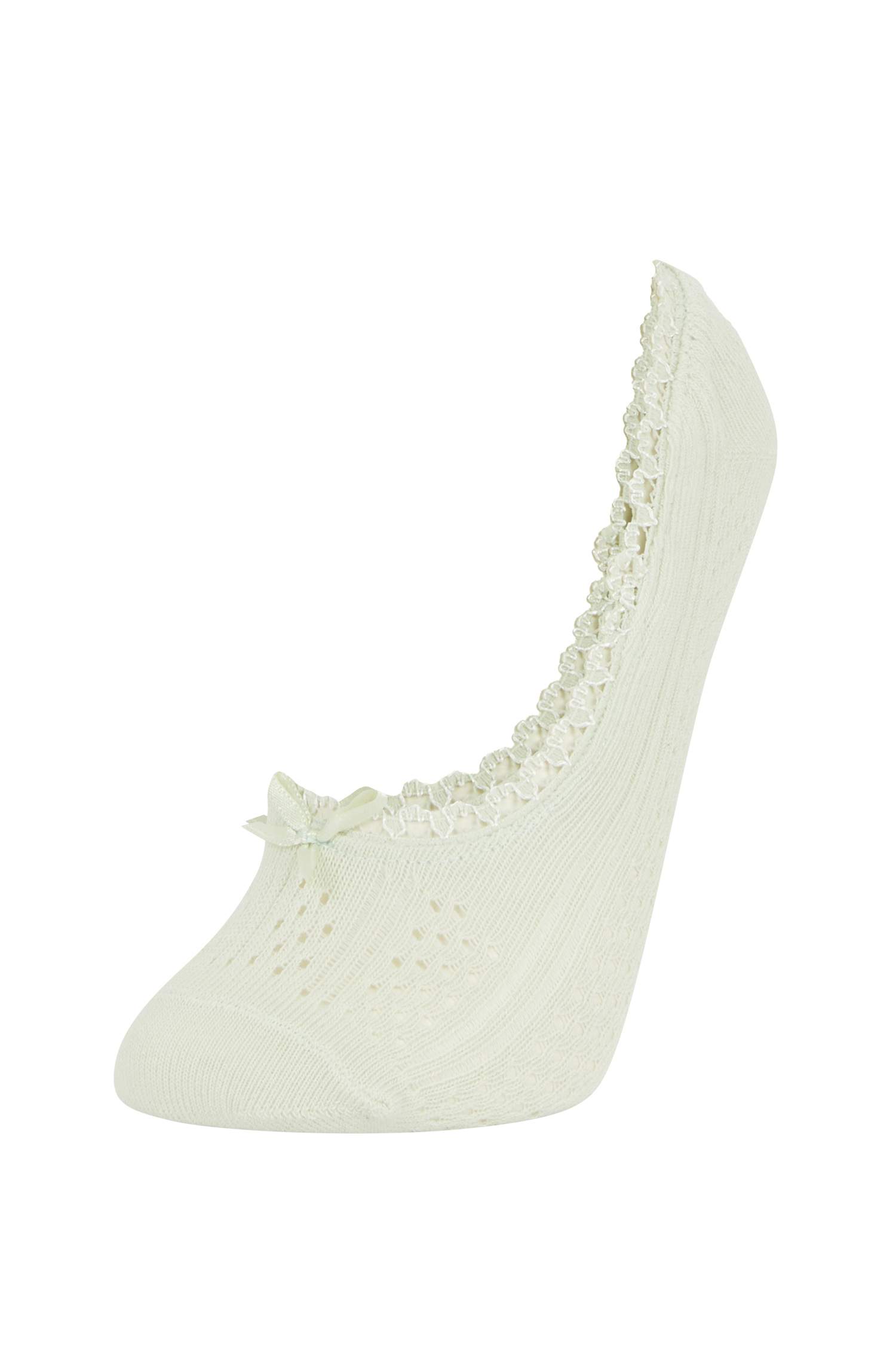 Kadın Görünmez 3'lü Pamuklu Babet Çorap