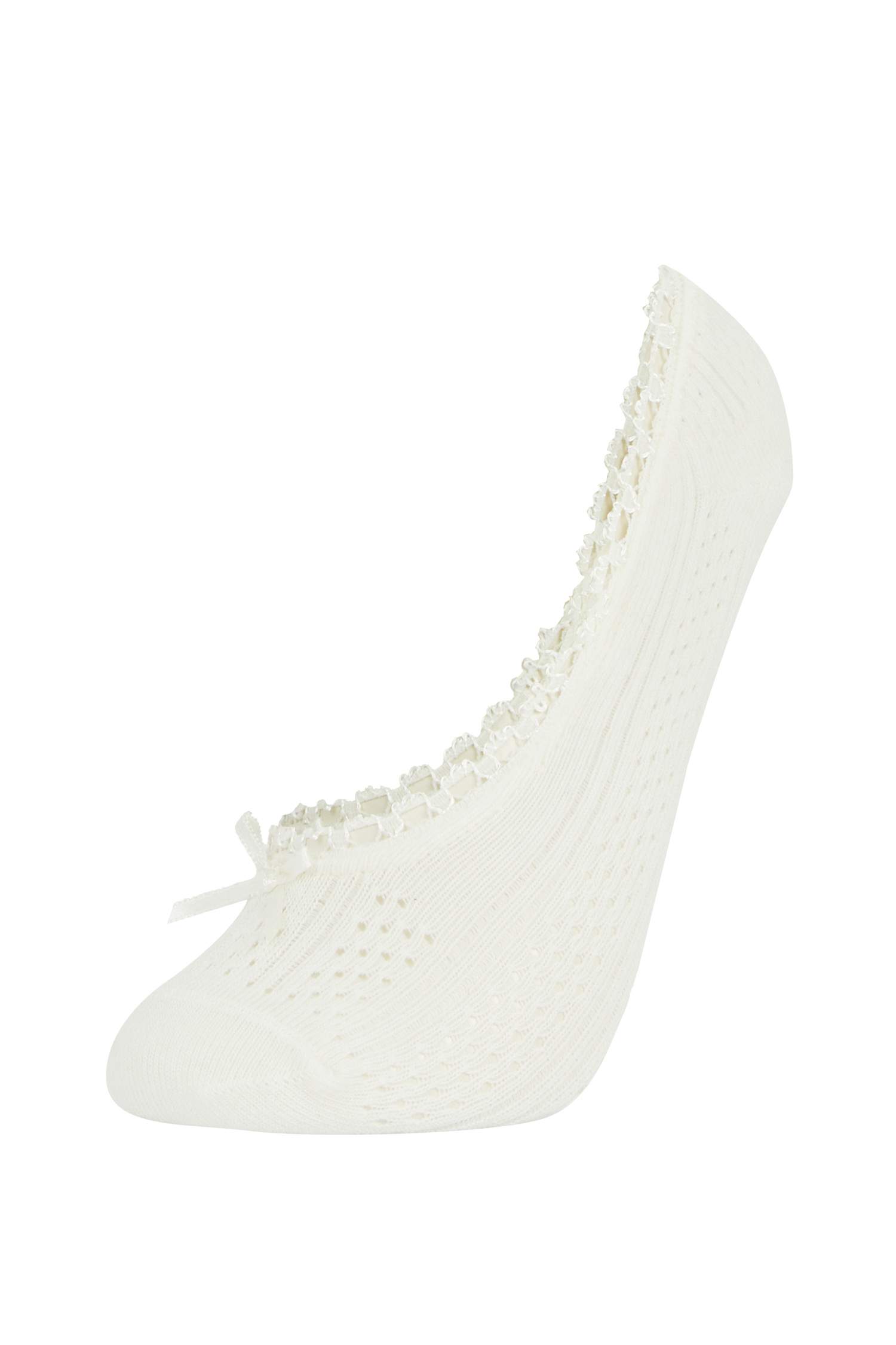 Kadın Görünmez 3'lü Pamuklu Babet Çorap