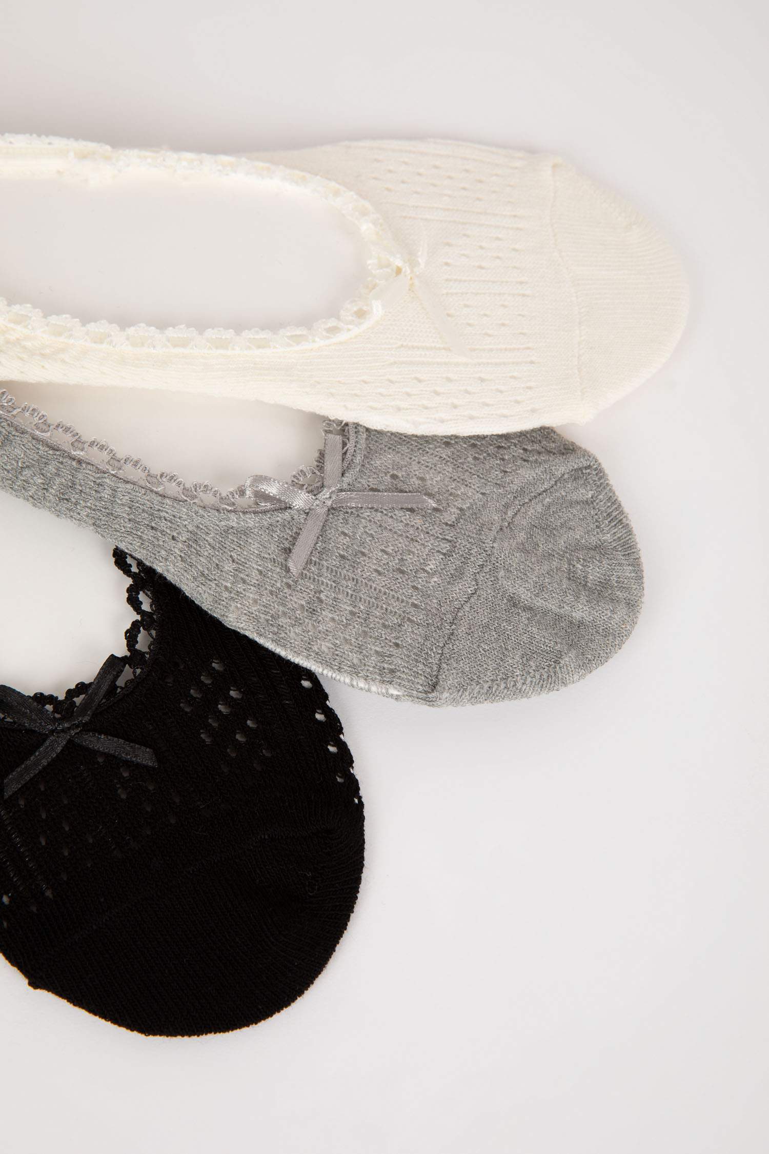 Women 3 Pack Cotton Ballet Socks