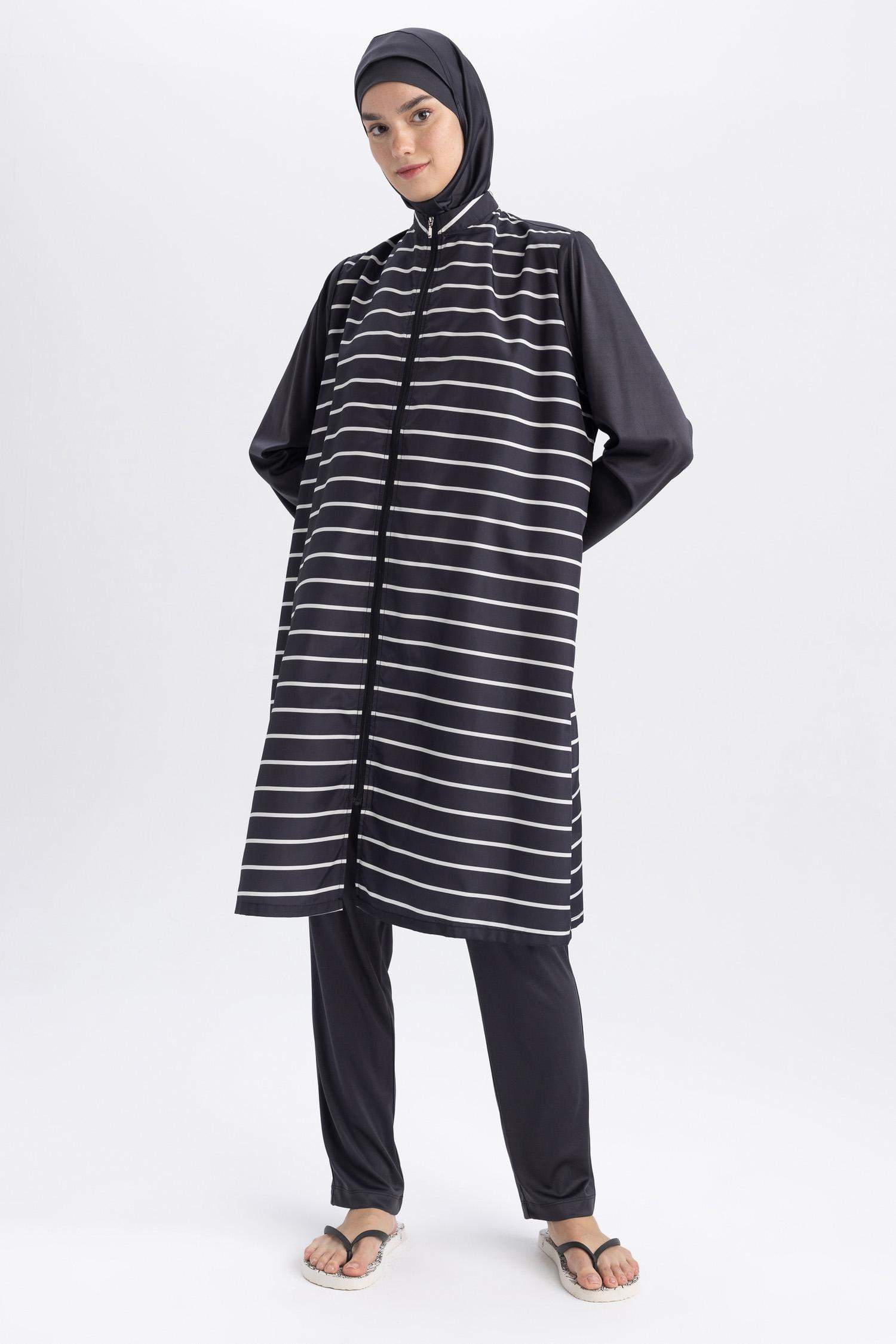 سيت بوركيني محجبات قصة عادية - 4 قطع