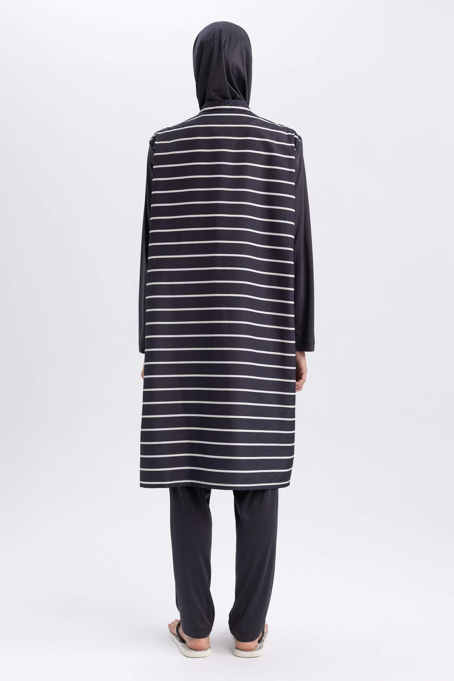 سيت بوركيني محجبات قصة عادية - 4 قطع