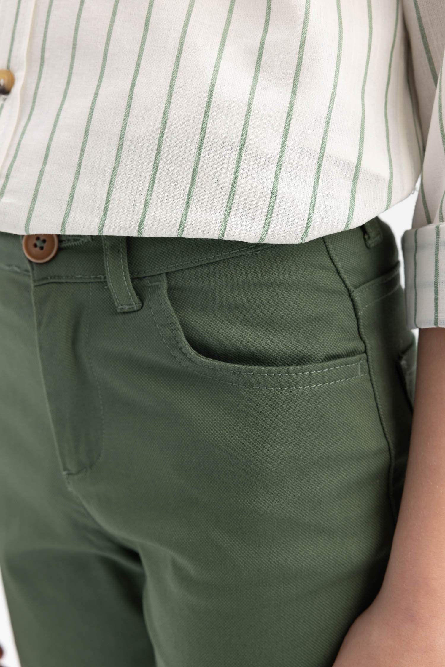 Брюки из габардина для мальчиков