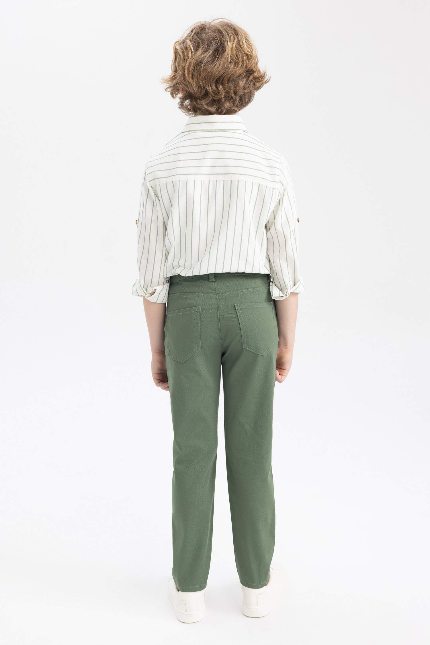 Брюки из габардина для мальчиков