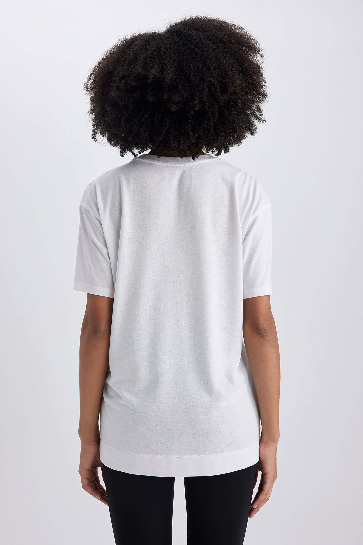 Defacto Fit Comfort Fit Crew Neck Sportsman Short Sleeve T-Shirt