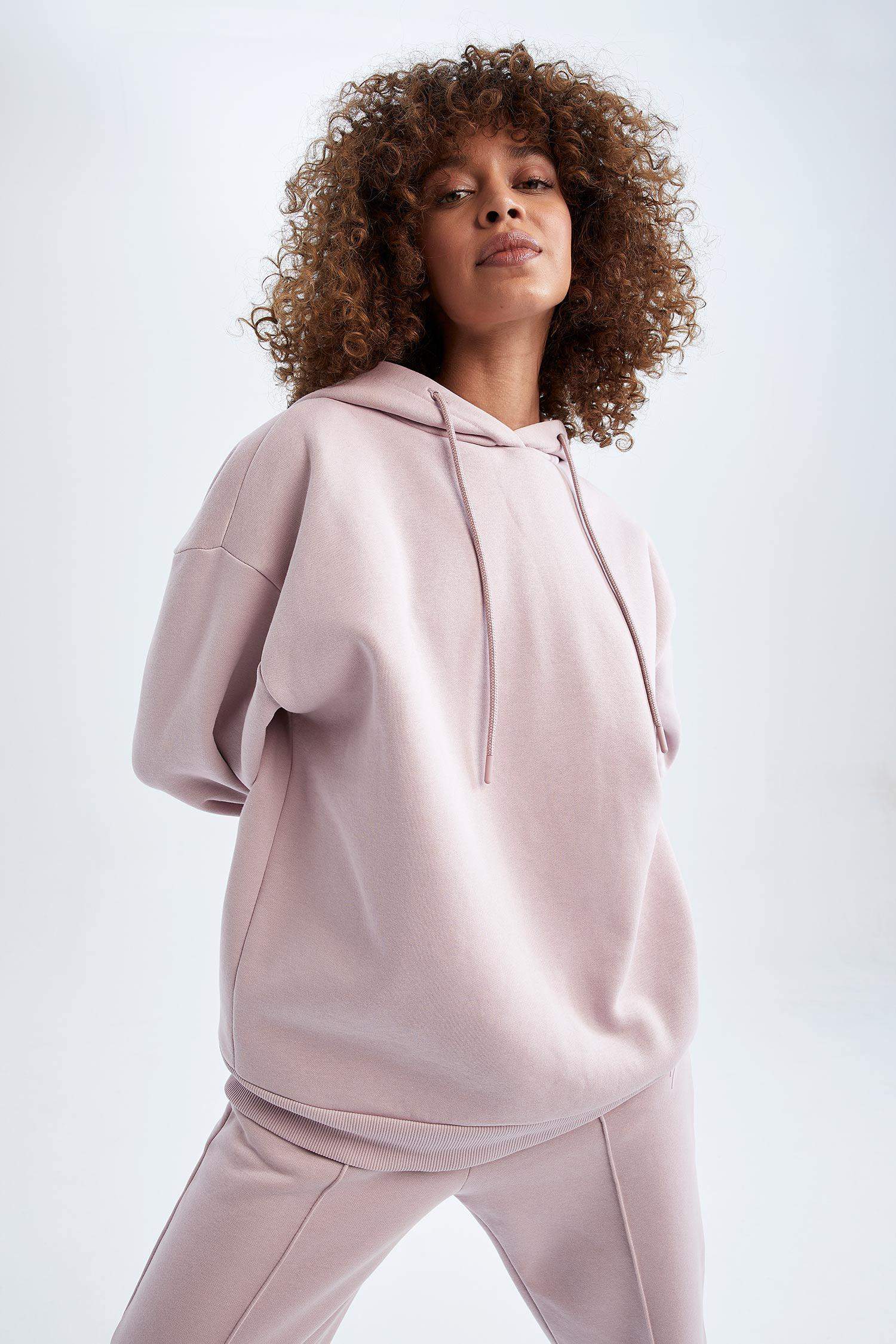 سويت شيرت اوفر سايز رياضي من DeFactoFit