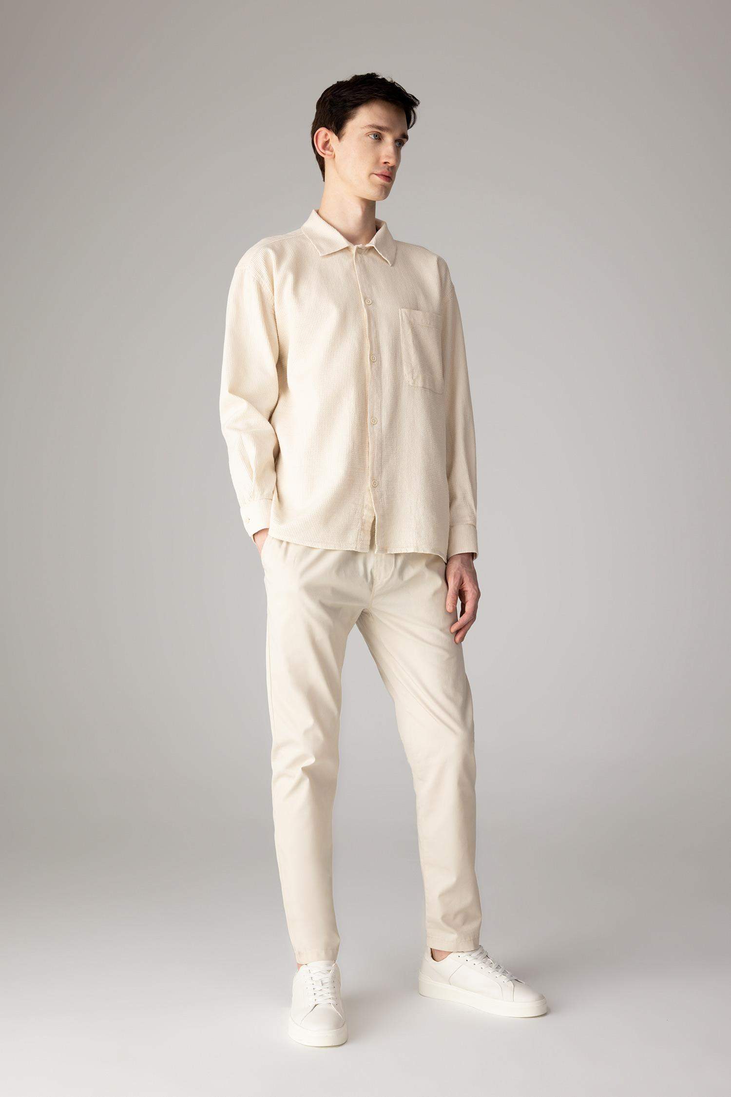 jogger Super Skinny Hem Gabardine Trousers