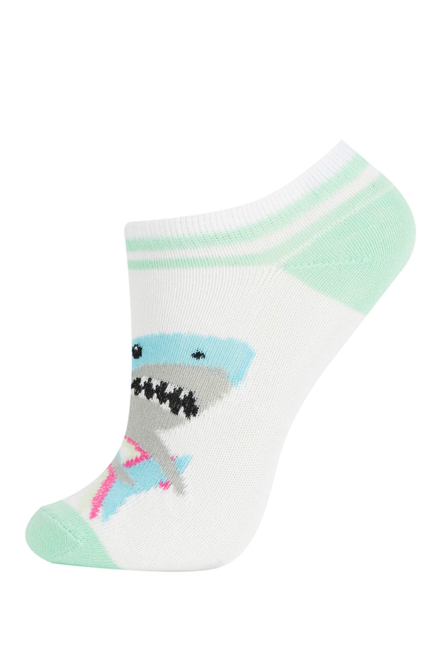 Boy 3 Pack Cotton Booties Socks