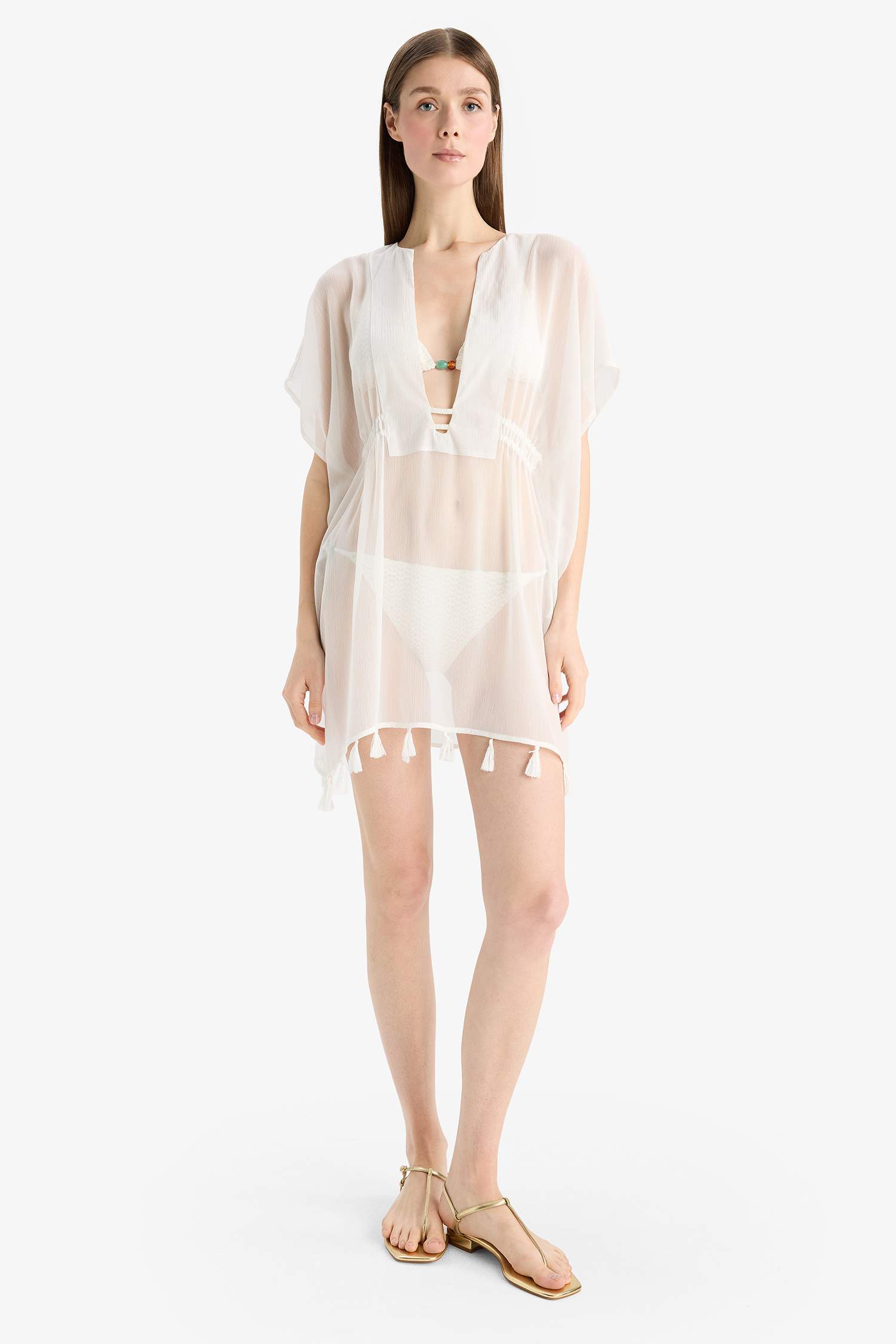 كيمونو بحر شيفون قصة عادية من Fall in Love