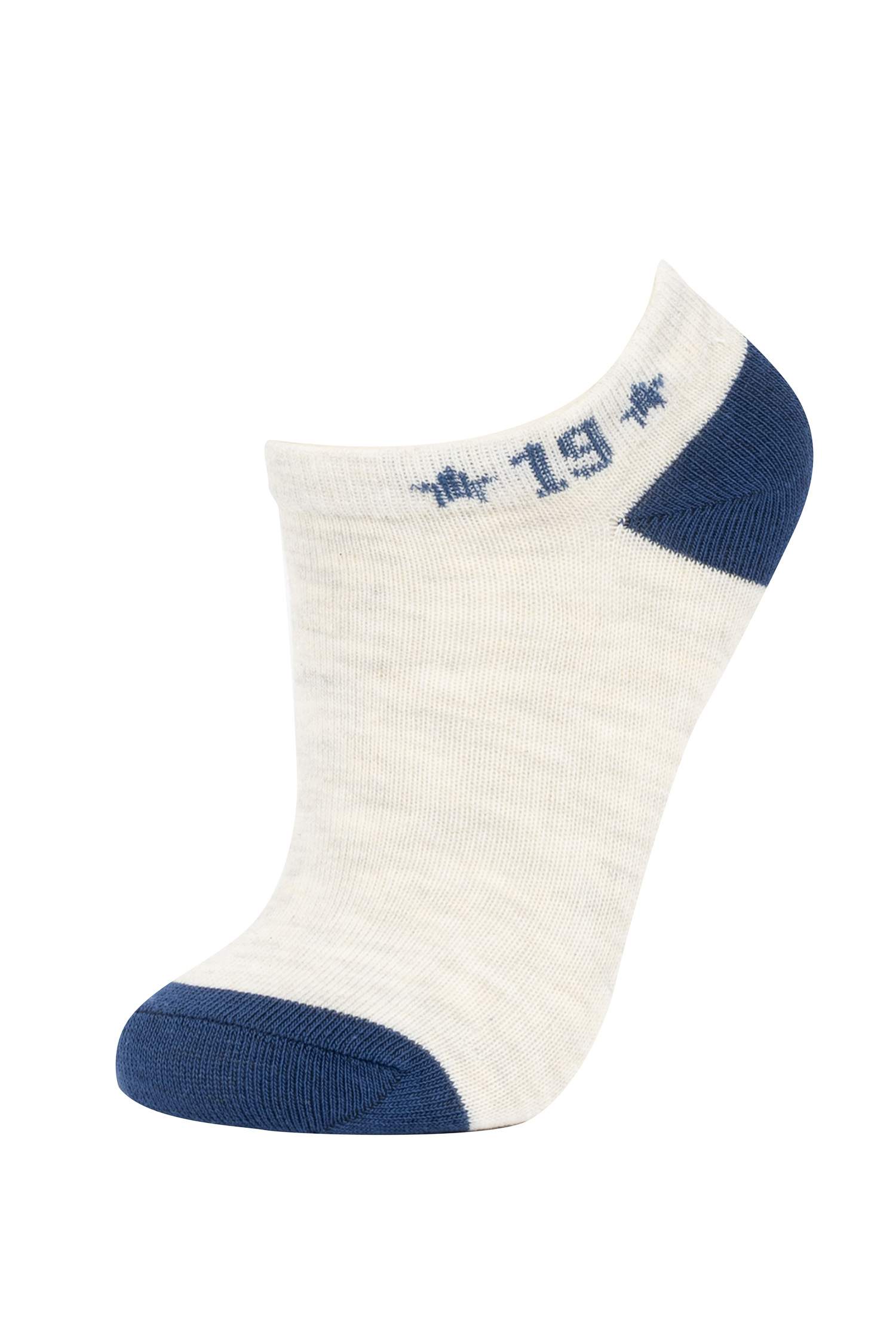 Erkek Çocuk 7'li Pamuklu Patik Çorap