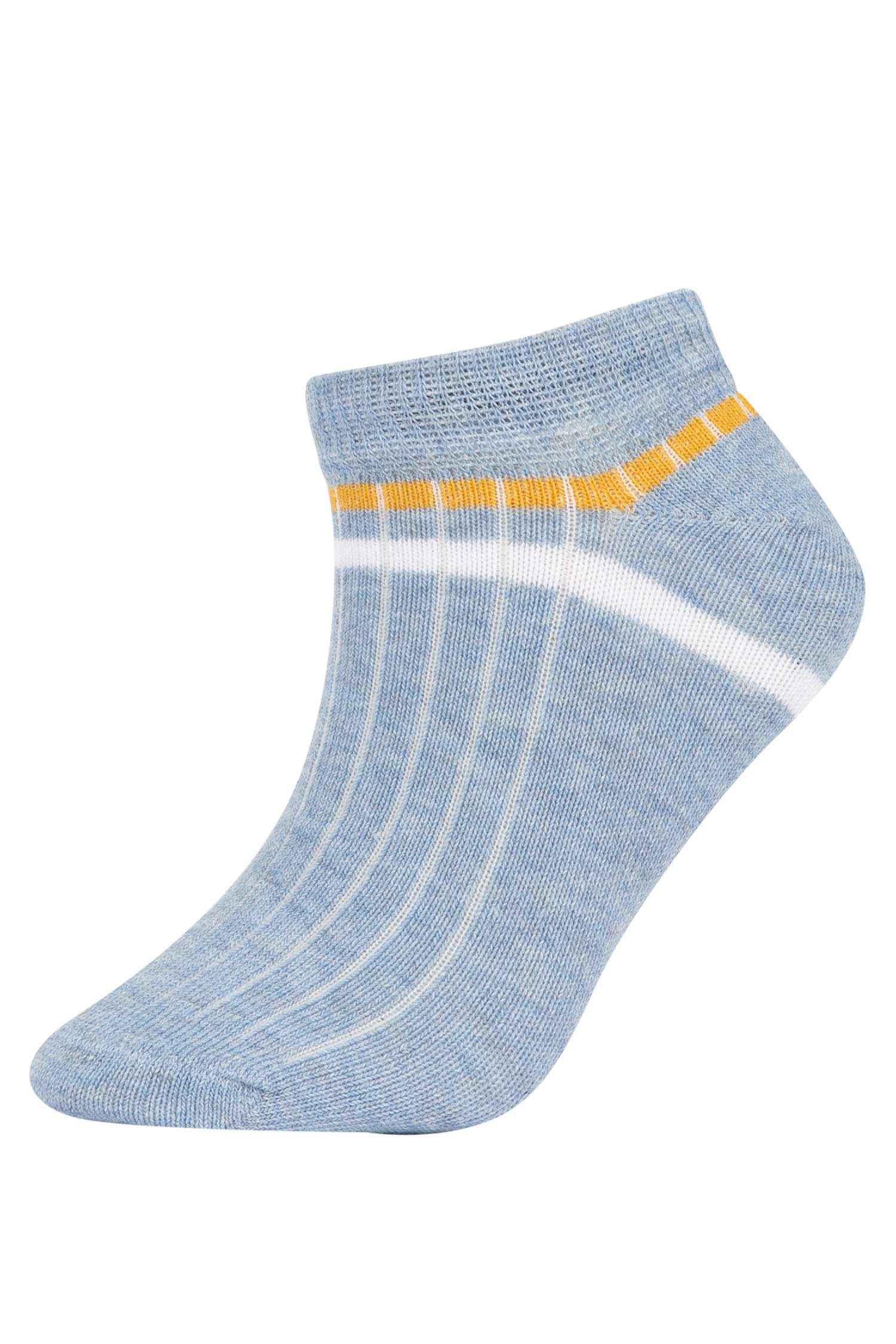 جوارب ولادي قطن قصير - 5 أزواج