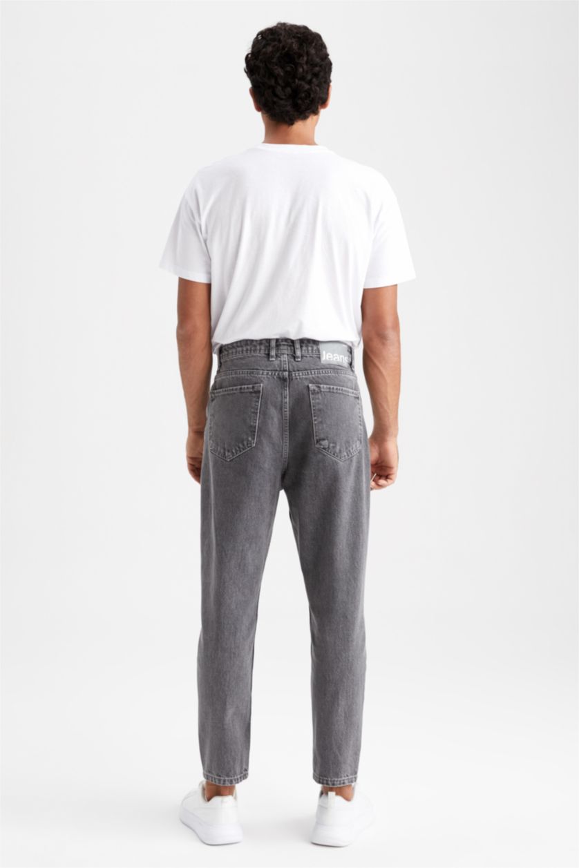 MAN Grey Loose Fit Trousers