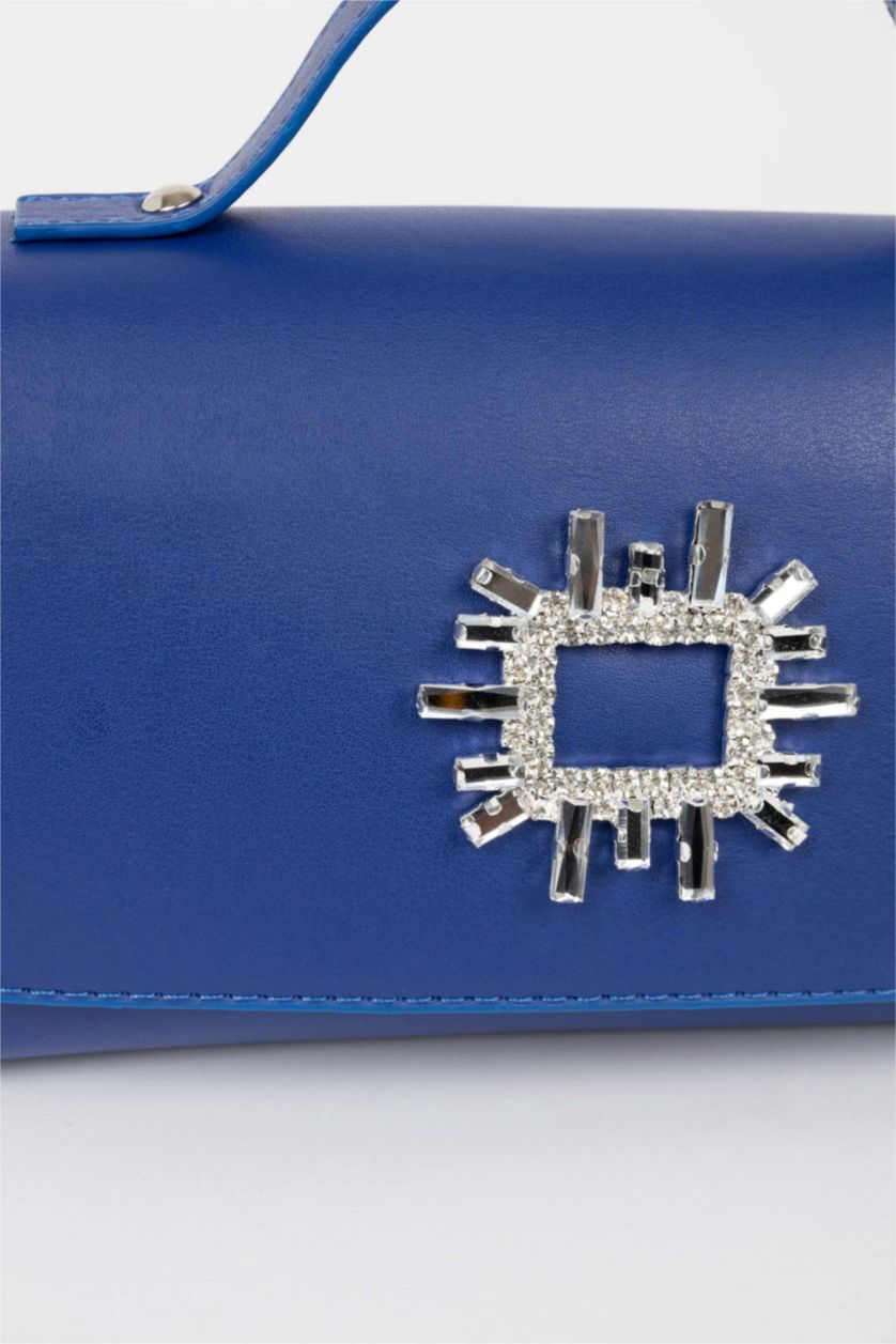 FEMME Bleu Sac à main PU