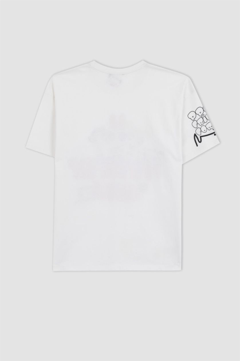 WOMAN White Oversize Fit Short Sleeve T-Shirt
