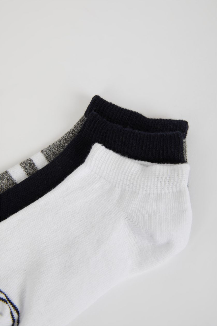 Мальчики и подростки Разноцветный Короткие носки из хлопка для мальчиков, 3 пары