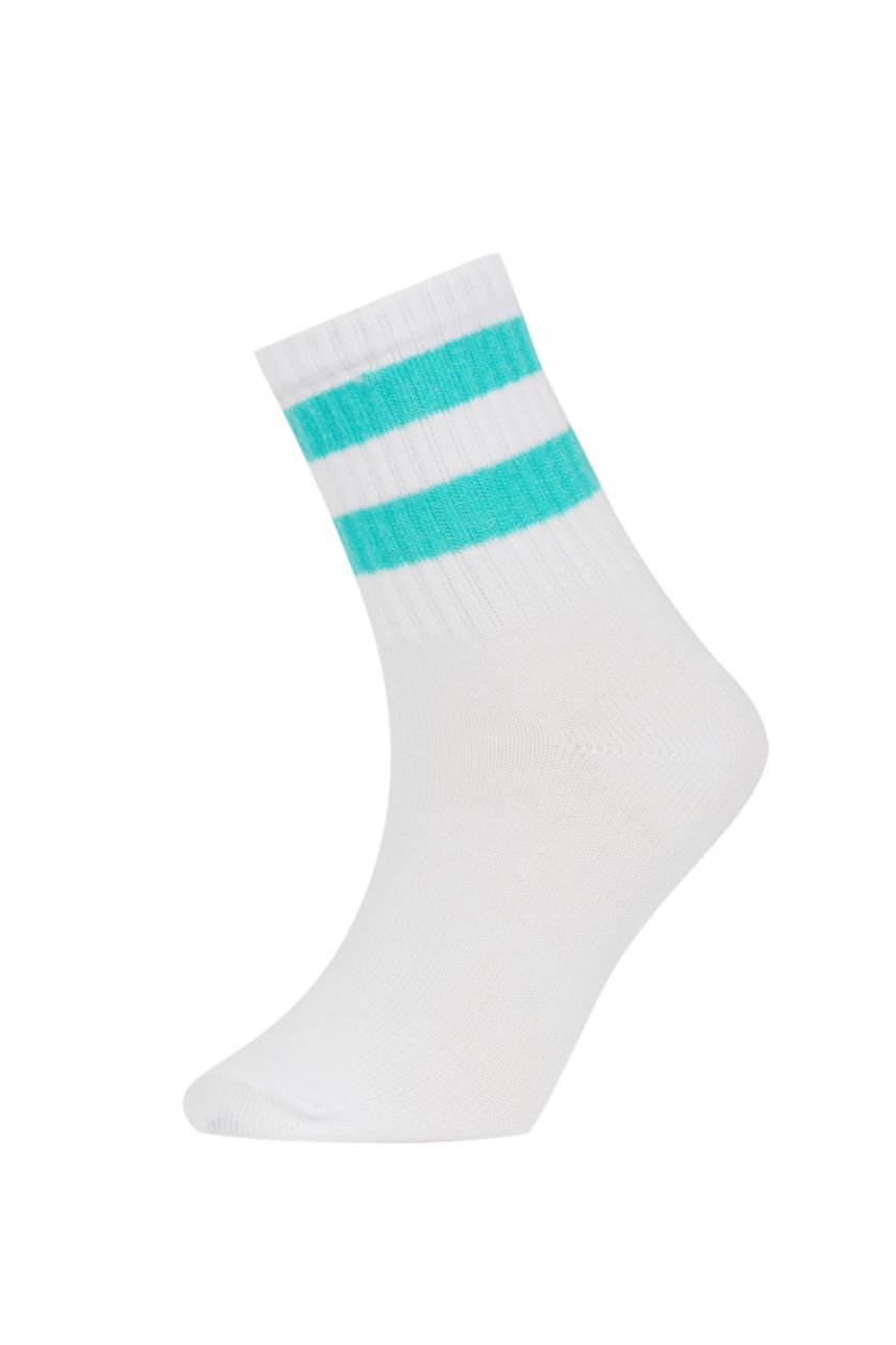 BOYS & TEENS White Boy 4 Pack Cotton Long Socks