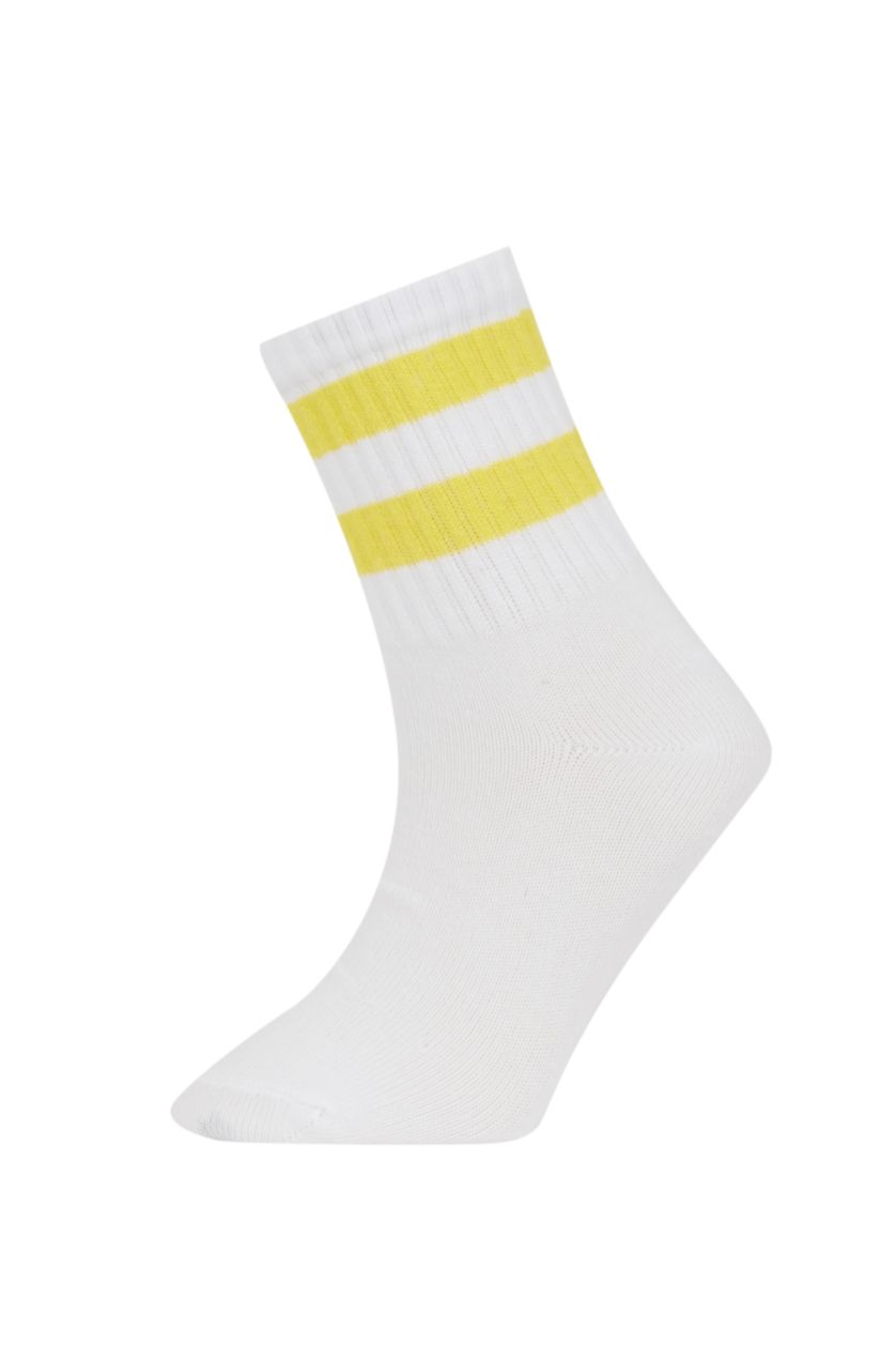 BOYS & TEENS White Boy 4 Pack Cotton Long Socks
