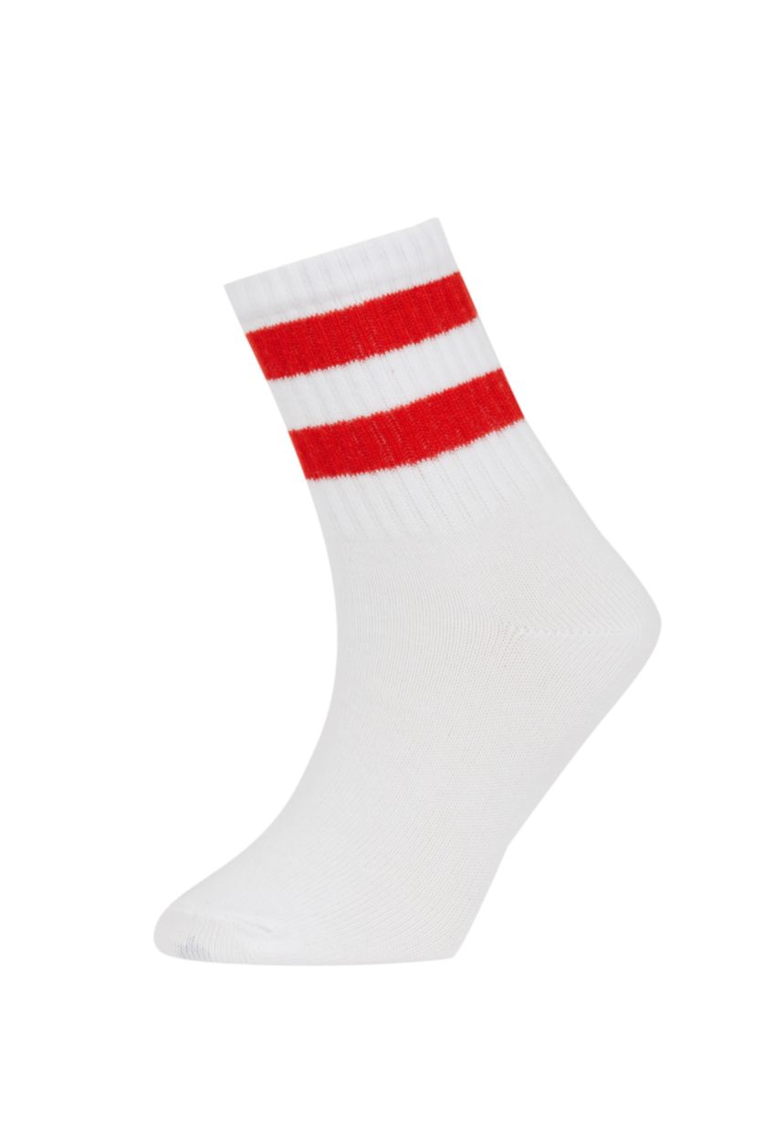 BOYS & TEENS White Boy 4 Pack Cotton Long Socks