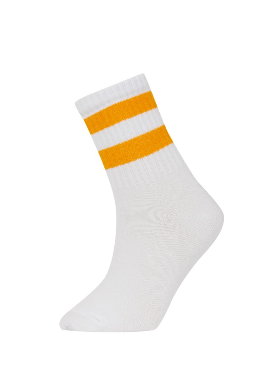 BOYS & TEENS White Boy 4 Pack Cotton Long Socks