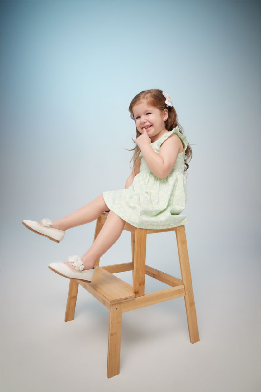 BÉBÉ FILLE Vert Clair Robe Sans Manches à motifs pour bébé Fille