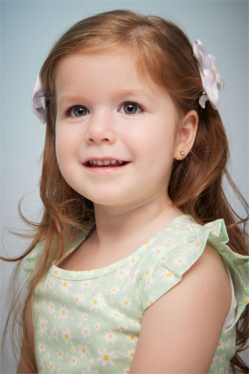 BÉBÉ FILLE Vert Clair Robe Sans Manches à motifs pour bébé Fille