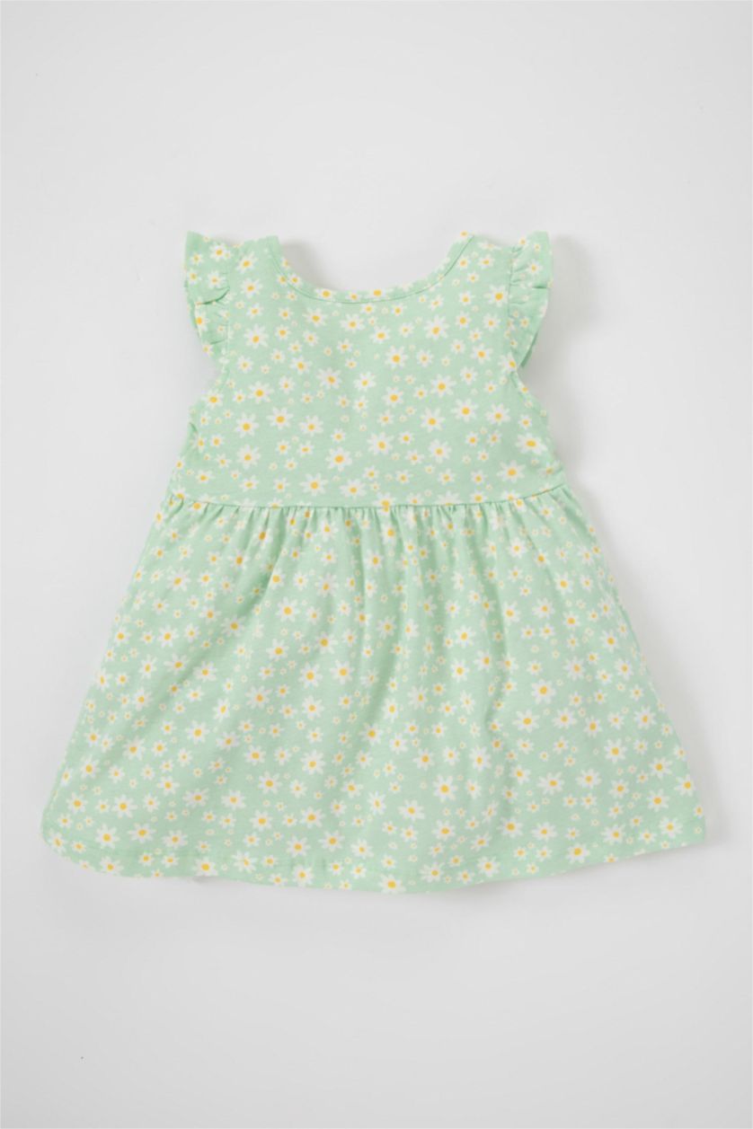 BÉBÉ FILLE Vert Clair Robe Sans Manches à motifs pour bébé Fille