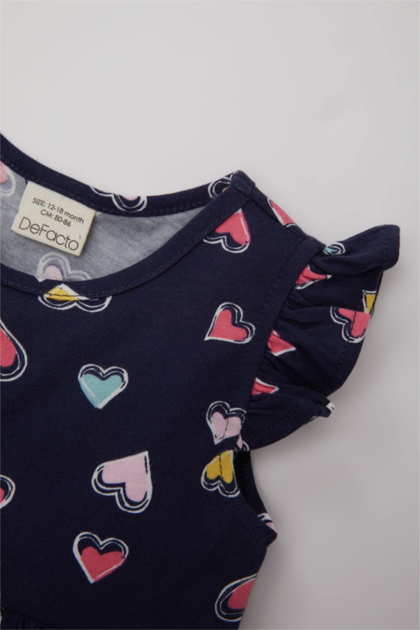 Baby Girl NAVY Baby Girl Patterned Sleeveless Dress