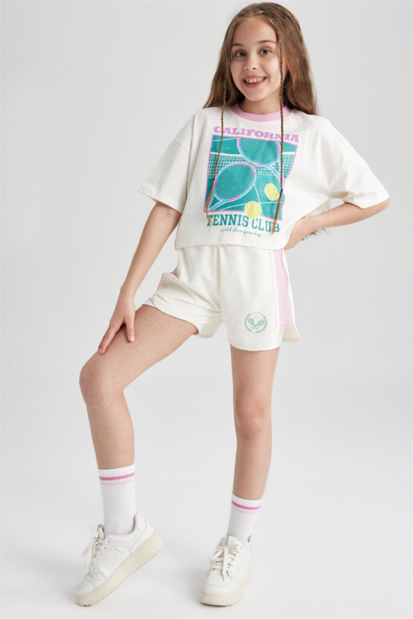 GIRLS & TEENS White Girls Relax Fit Shorts