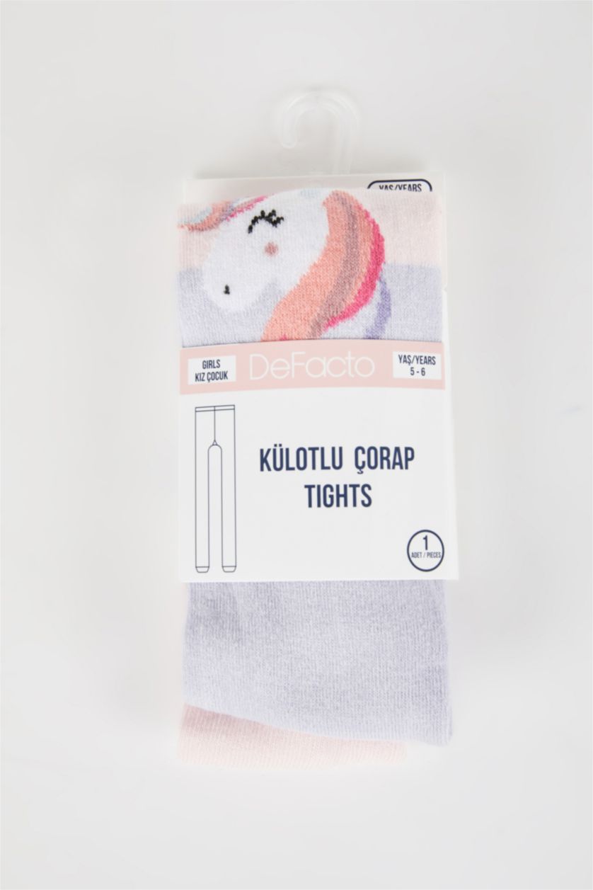 Young Girls - Teen Girls Pink Girls Cotton Pantyhose