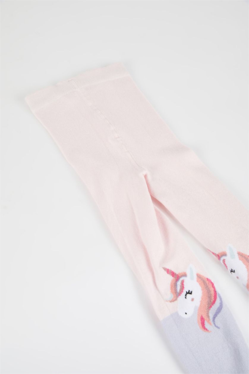 Young Girls - Teen Girls Pink Girls Cotton Pantyhose