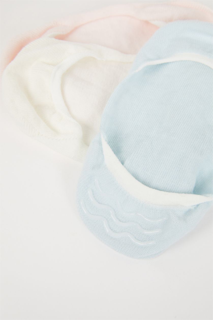 FEMME Bleu Lot de 3 paires Chaussettes Basses Coton pour Femme