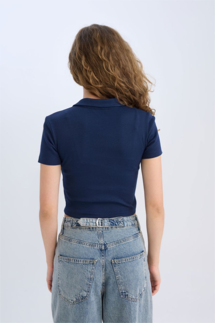 FEMME Marin Coupe Slim T-shirt à manches courtes